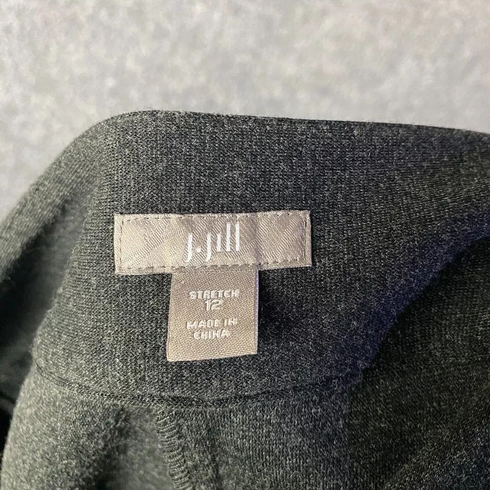 J. Jill J Jill Pants Women's Size 12 Trousers Stretch Gray Mid Rise Size 34" / US 12 / IT 48 - 6 Thumbnail