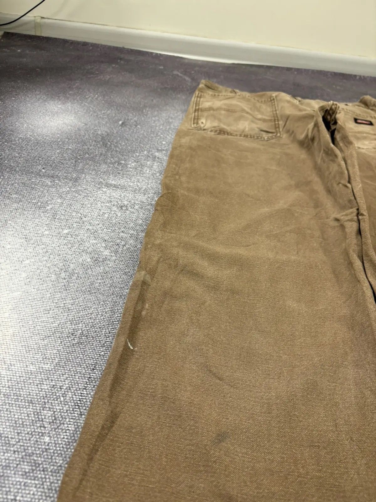 Dickies × Vintage Vintage Dickies Brown Ripped Hype Work Baggy Pants Jeans Size US 36 / EU 52 - 6 Thumbnail