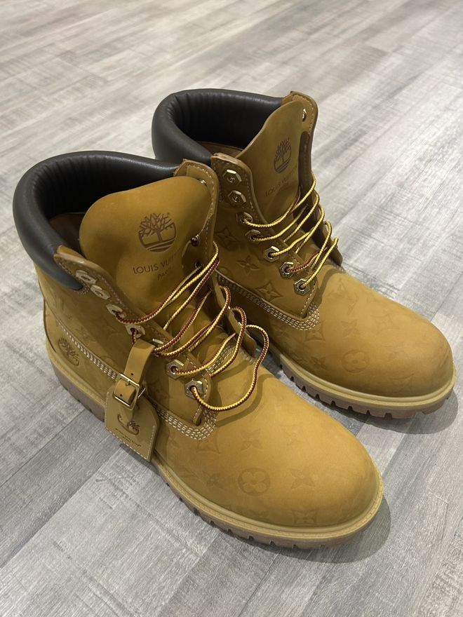 Louis Vuitton × Timberland Ankle Boots Size US 9.5 / EU 42-43 - 5 Thumbnail
