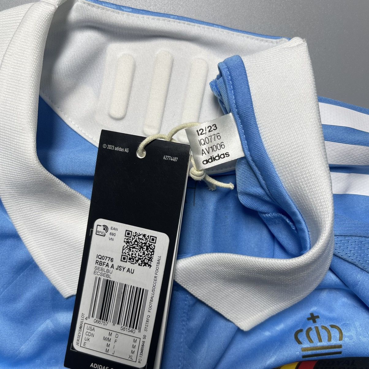 Adidas × Vintage BELGIUM ADIDAS 2024 EURO FOOTBALL AWAY JERSEY #14 LUKEBAKIO Size US M / EU 48-50 / 2 - 11 Thumbnail