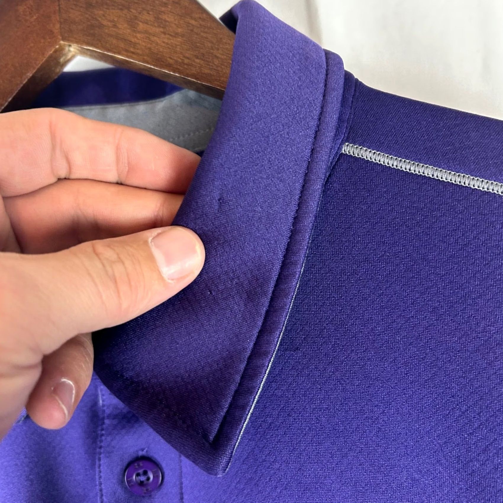 Under Armour Under Armour Men's XXL Purple HeatGear Short Sleeve Athletic Polo - 1249072 Size US XXL / EU 58 / 5 - 3 Thumbnail