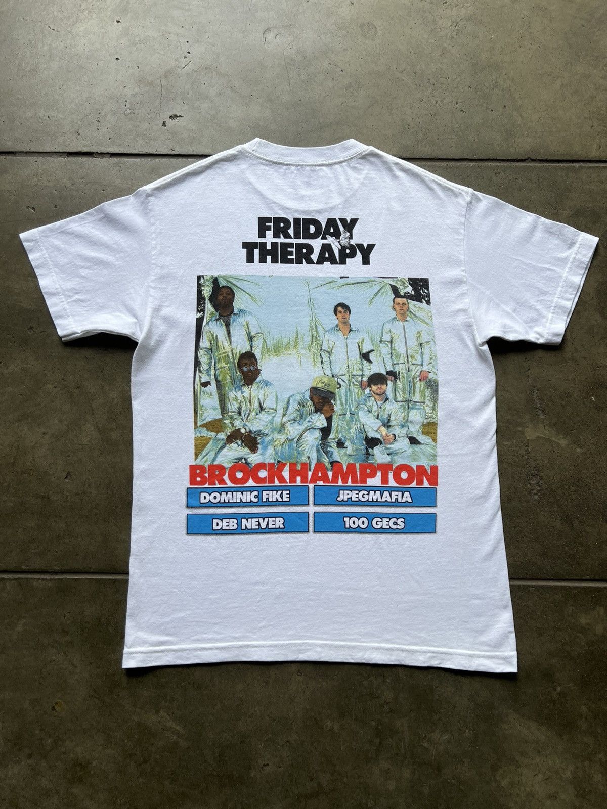 Vintage 2019 Brockhampton Friday Therapy Rap Tee Shirt Jpegmafia Size US M / EU 48-50 / 2 - 1 Thumbnail