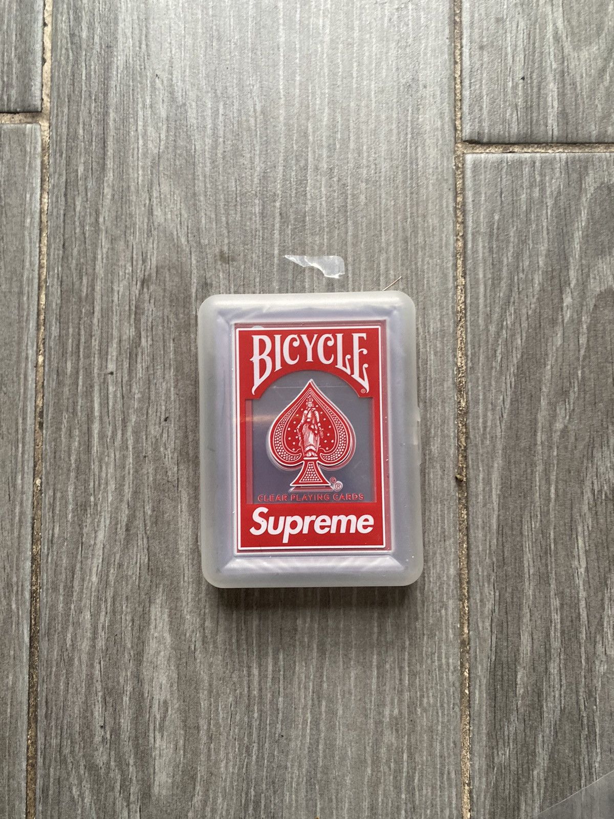 Supreme Supreme Bicycle Clear Playing Cards | Grailed