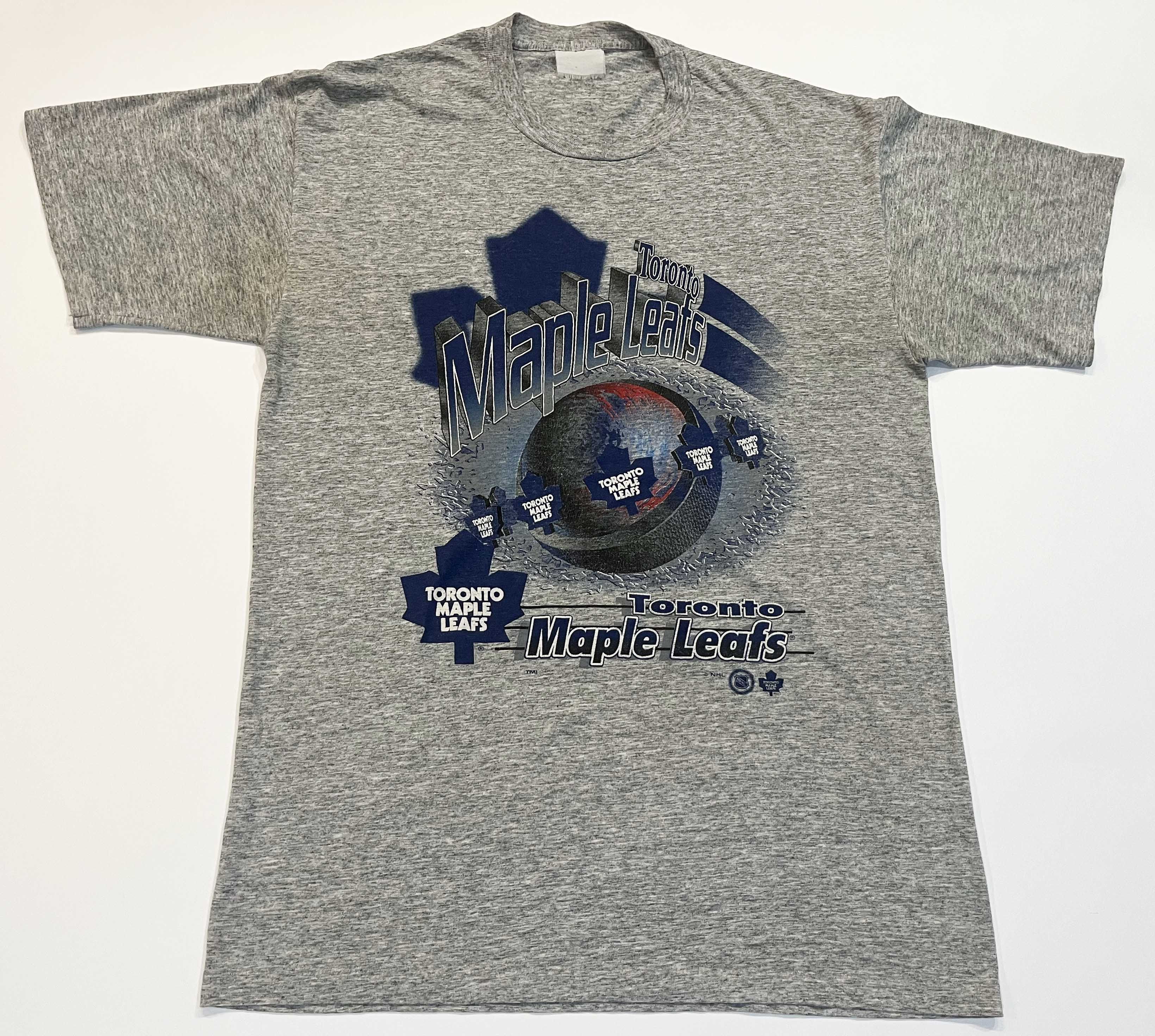 NHL × Vintage Vintage NHL Toronto Maple Leafs Hockey T-Shirt Size US L / EU 52-54 / 3 - 1 Thumbnail