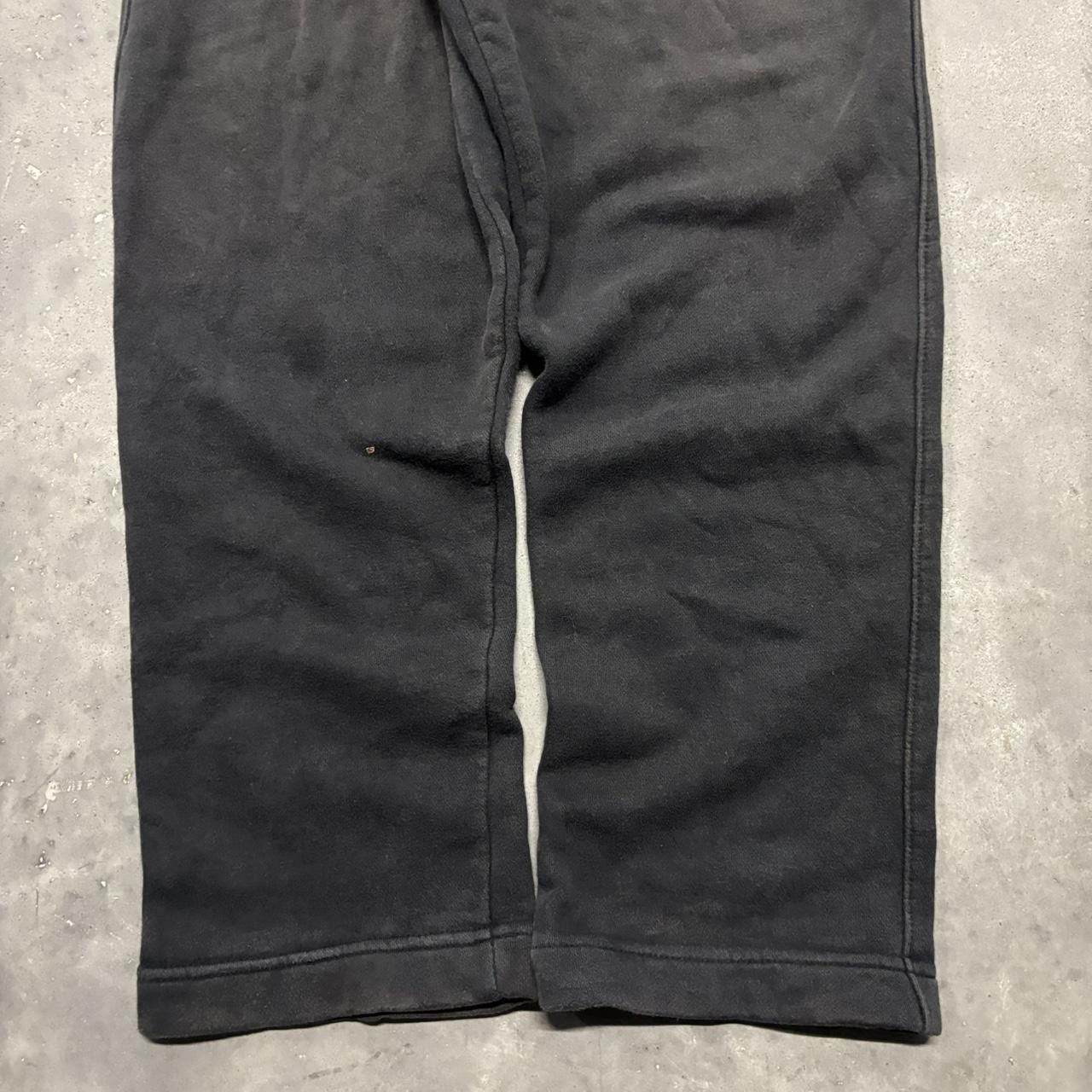 Nike × Vintage Crazy Vintage Y2K/2000s Faded Black Nike Streetwear Essential Sweatpants! Size US 30 / EU 46 - 5 Thumbnail