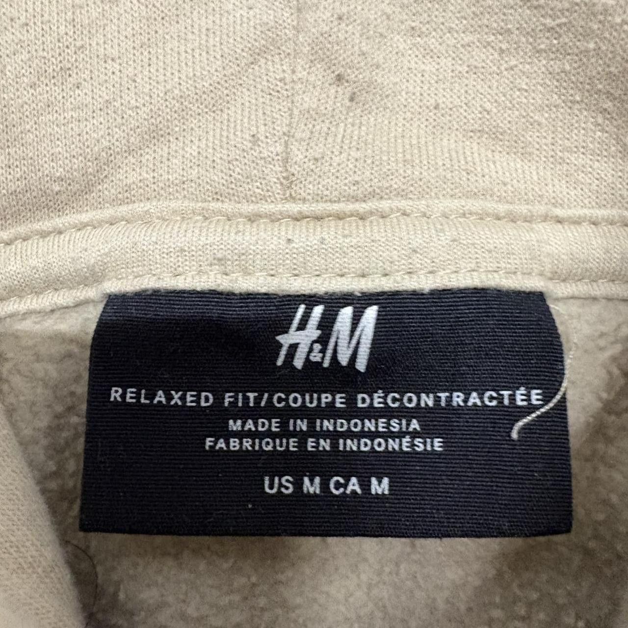 Vintage Crazy Vintage Y2K/2000s Blank Tan Beige Quality H&M Hoodie! Size US M / EU 48-50 / 2 - 3 Thumbnail