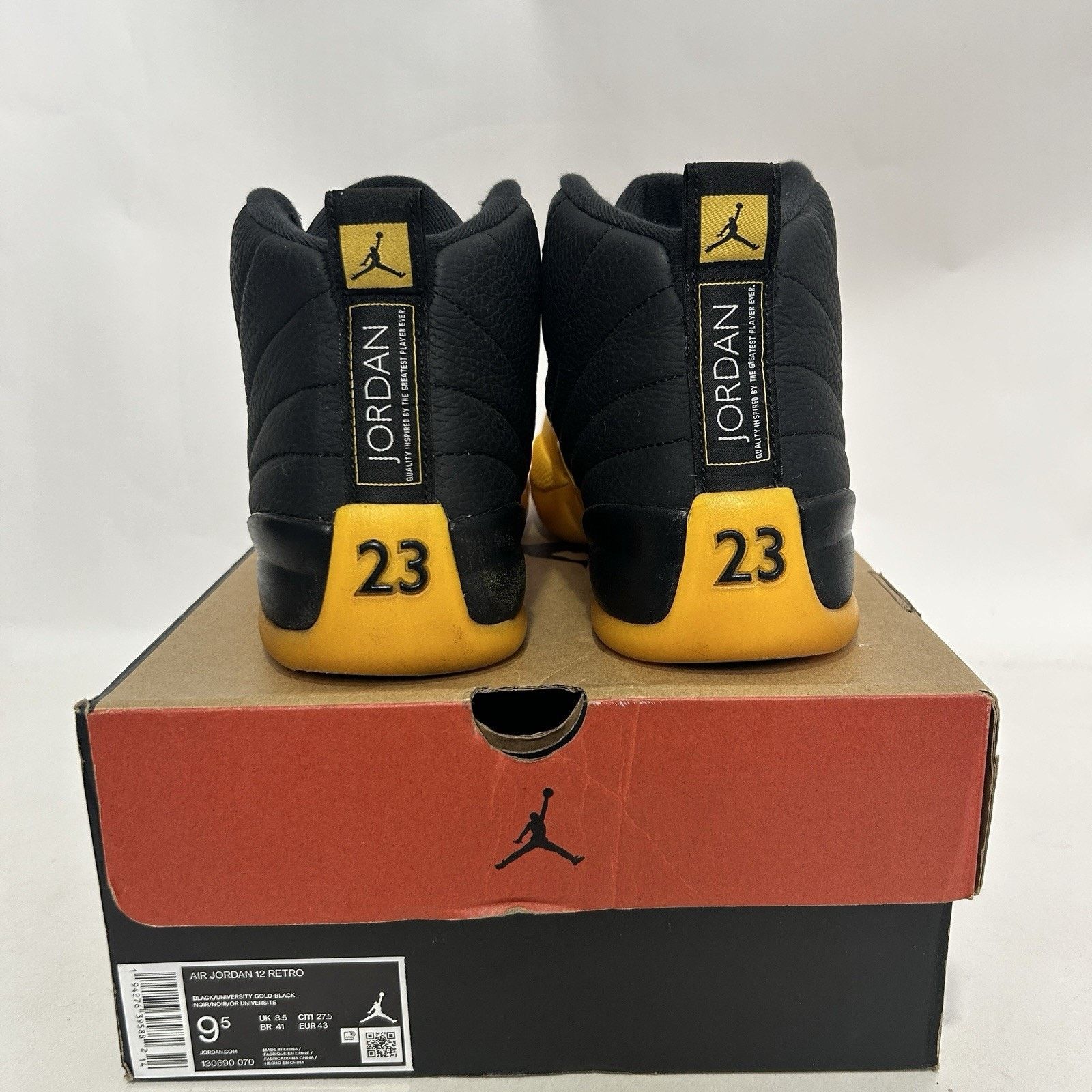 Jordan Brand Nike Air Jordan 12 Retro “University Gold/Yellow Black” Size US 9.5 / EU 42-43 - 5 Thumbnail