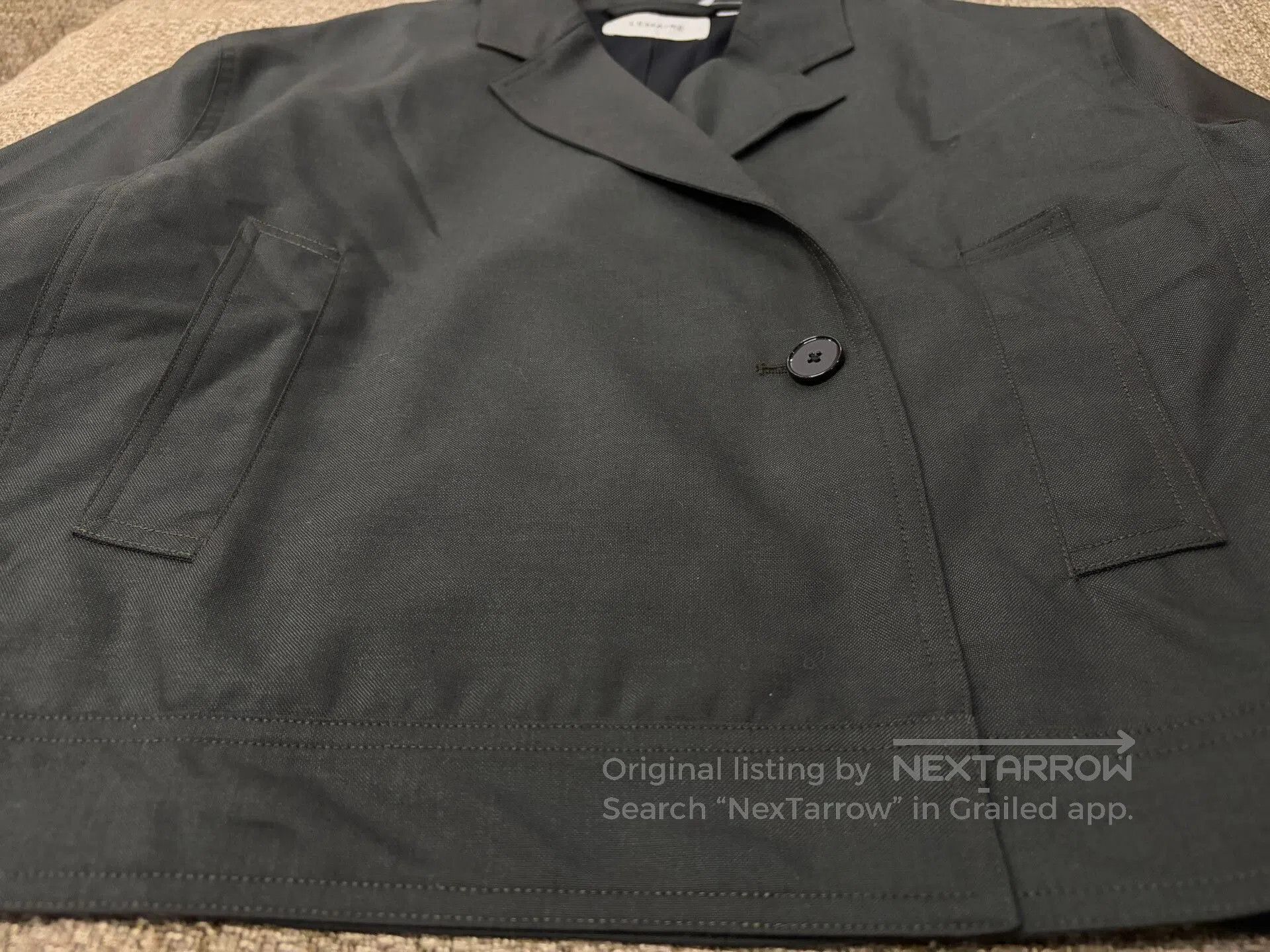 Lemaire Lemaire Short Jacket with Lapels. Size US L / EU 52-54 / 3 - 4 Thumbnail