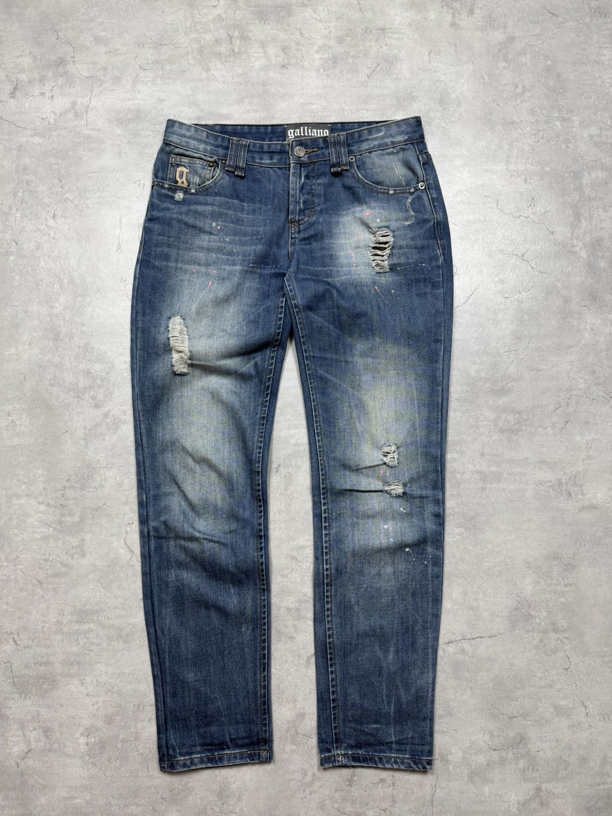 John Galliano John Galliano Vintage Luxury Jeans Size 29" - 1 Thumbnail