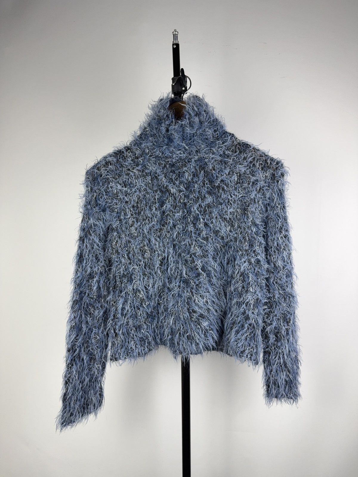 Vintage Retro Fuzzy Mohair Sweater Avant Garde Japanese style Y2K Size M / US 6-8 / IT 42-44 - 1 Thumbnail