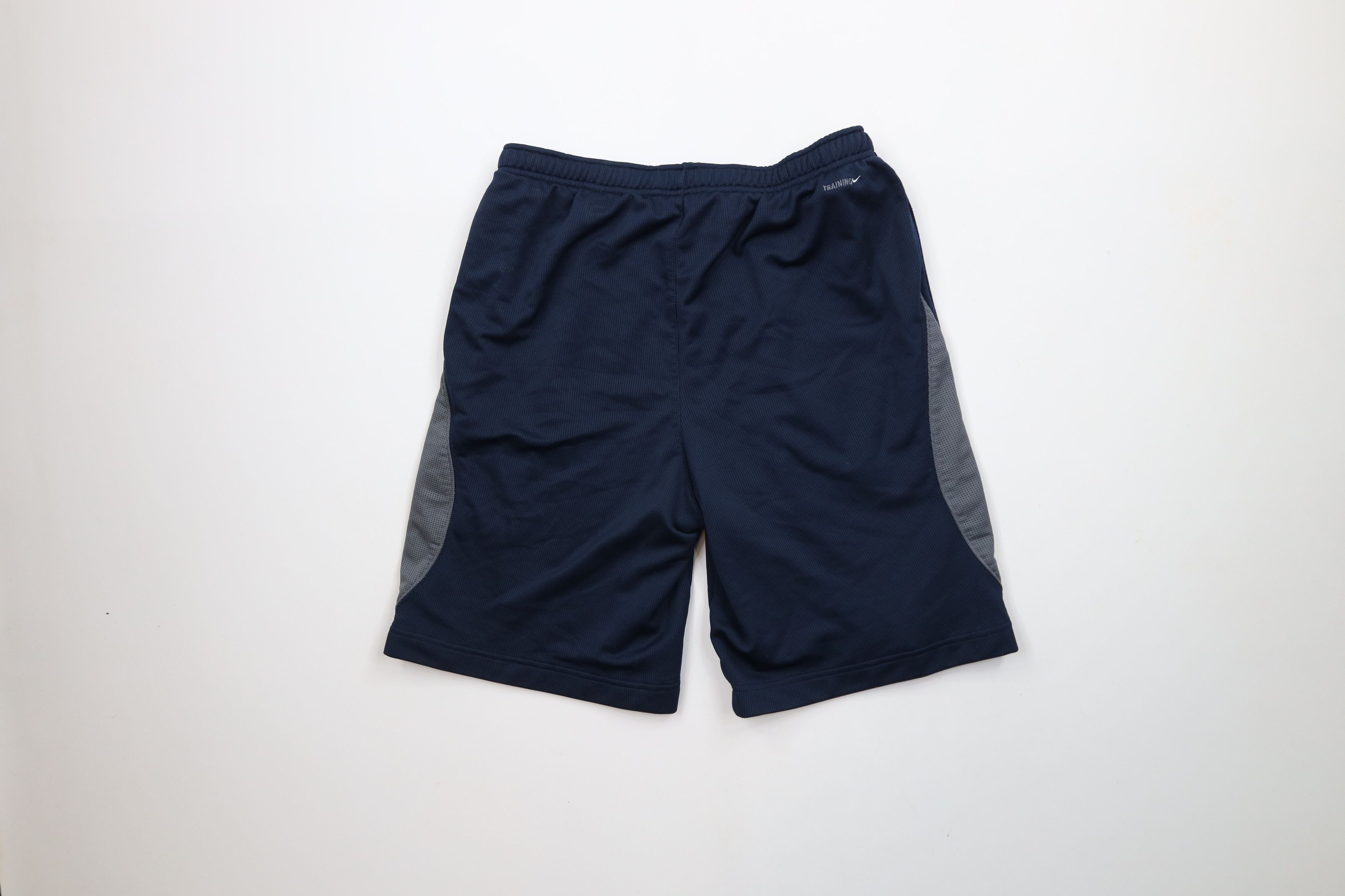 Nike × Vintage Vintage Nike Scott Mini Swoosh Thermal Knit Shorts Blue Size US 34 / EU 50 - 11 Thumbnail