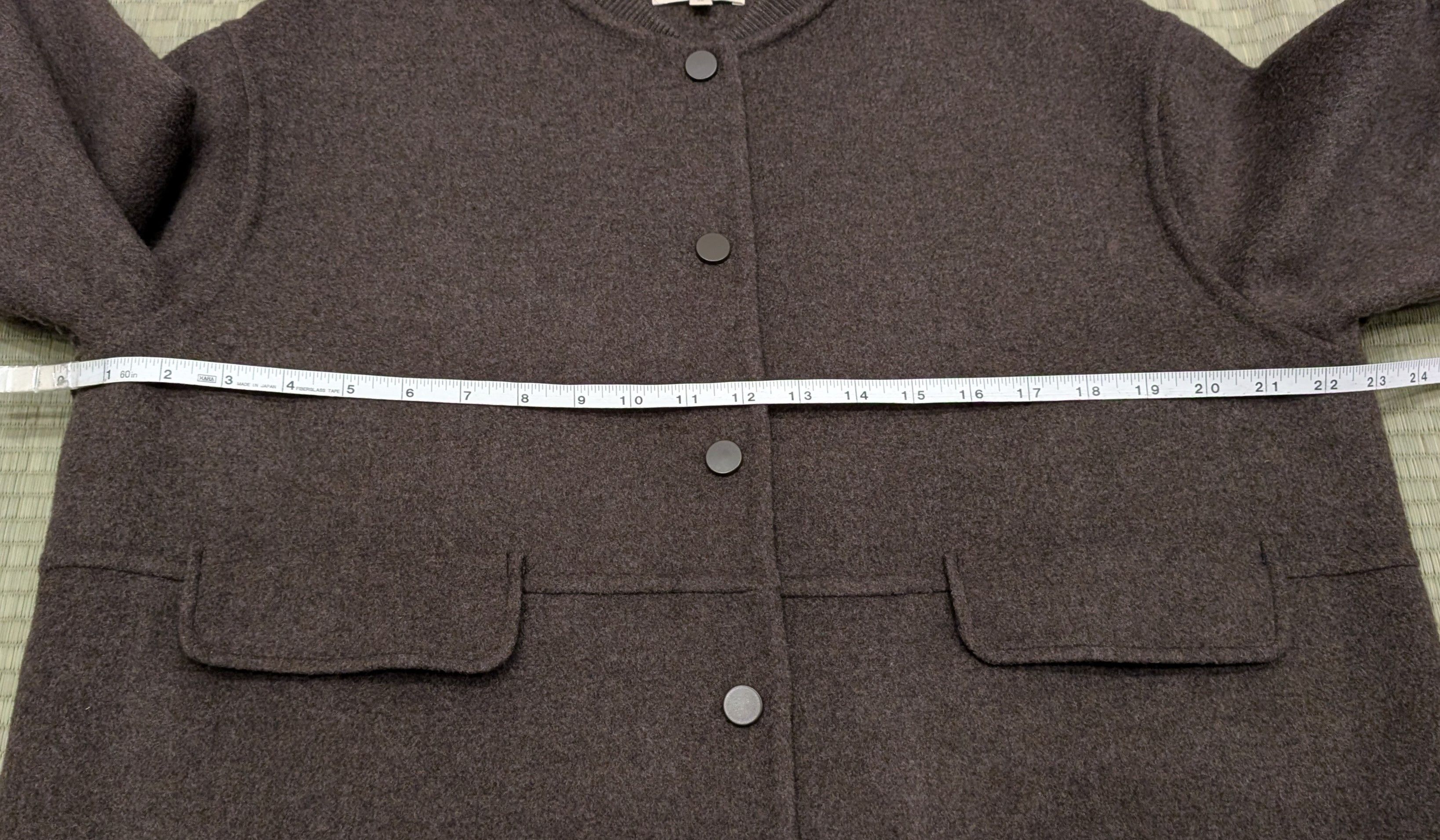 Sezane Sezane Suzy Coat Wool Blend Button Up Jacket Size S / US 4 / IT 40 - 5 Thumbnail