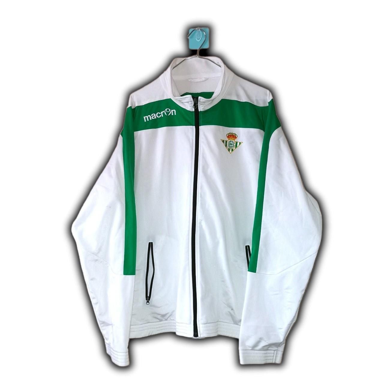 Macron Real Betis 2012 2013 2014 Home Shirt Jersey jacket Size US L / EU 52-54 / 3 - 1 Thumbnail