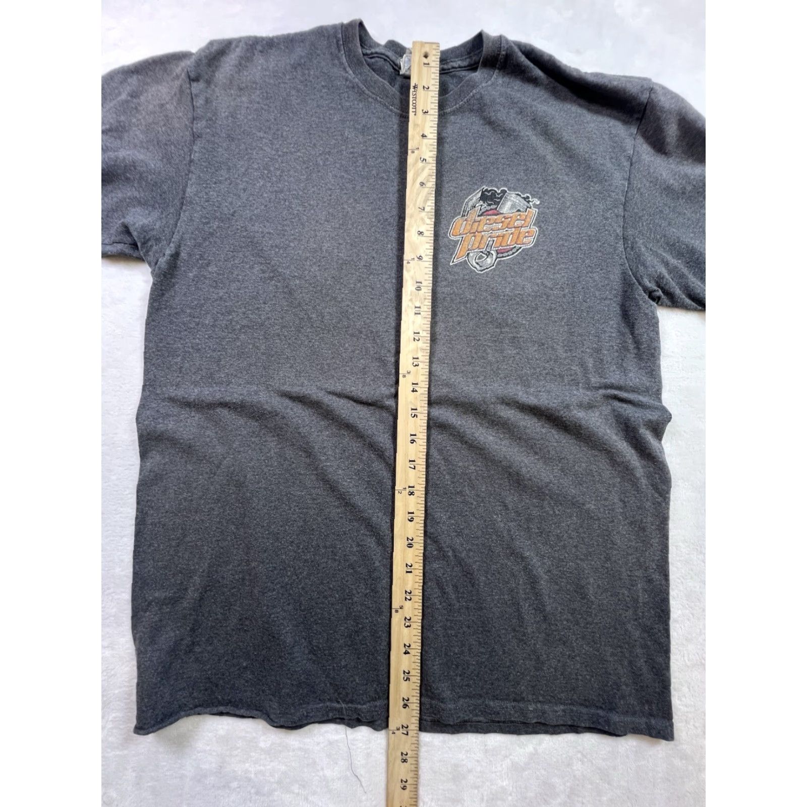 Delta VINTAGE Diesel Pride Flatbed Forever Skull Graphic Short Sleeve Tshirt | Size L Size US L / EU 52-54 / 3 - 3 Thumbnail