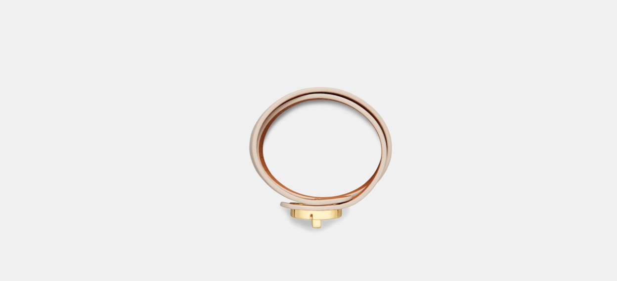 Dior o1w1db10424 Size: OS 30 Montaigne Double Bracelet in Beige Size ONE SIZE - 2 Thumbnail