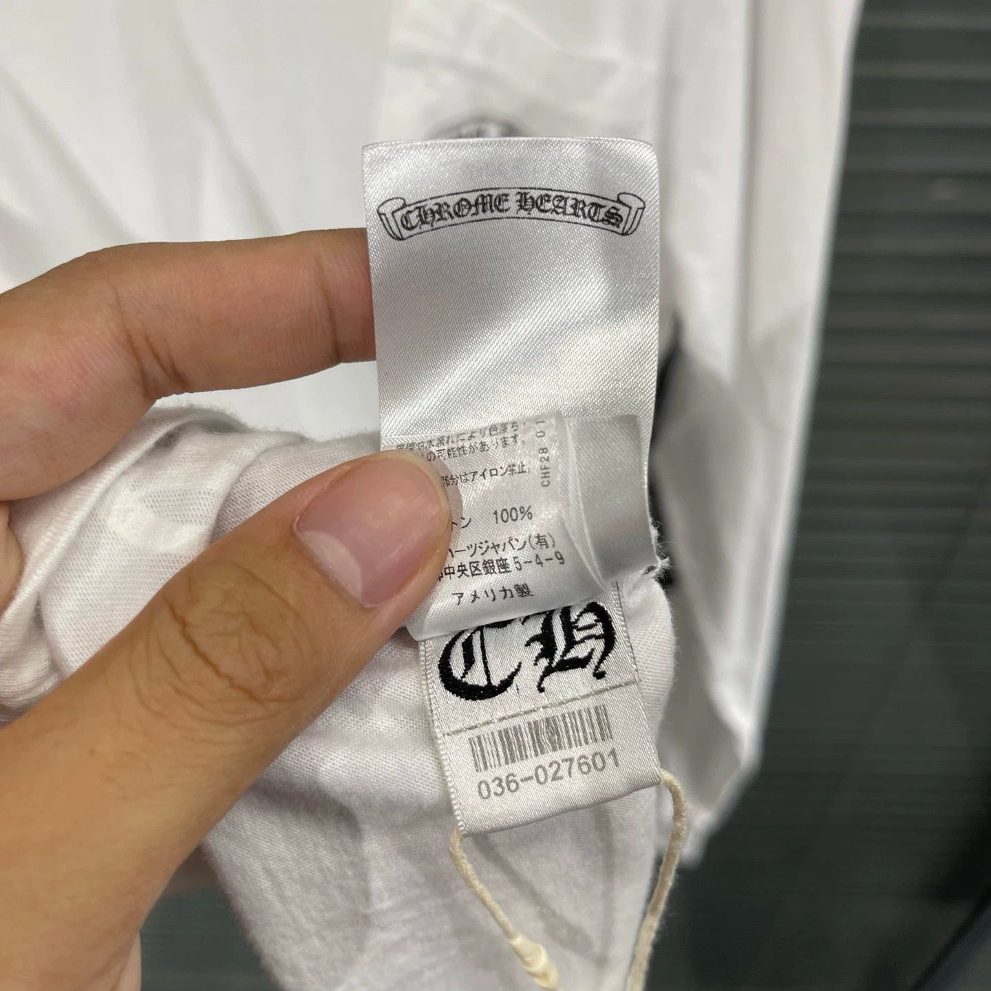 Chrome Hearts Chrome Hearts White Floral Arm Cross LS T-Shirt M Size US M / EU 48-50 / 2 - 7 Thumbnail