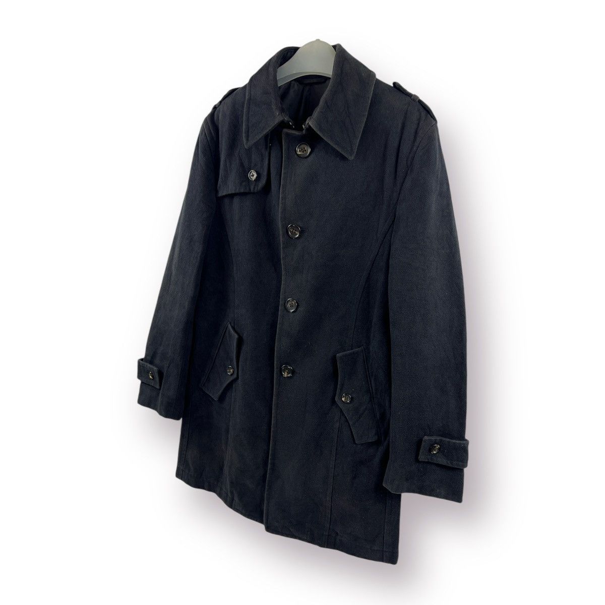 Japanese Brand 🔥 The suit Company Emmeci italian Fabric Trench Coat Size US M / EU 48-50 / 2 - 3 Thumbnail