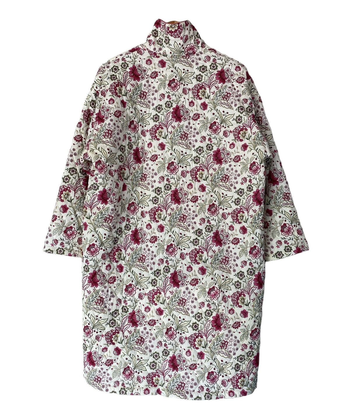 Liberty LIBERTY Quilted Cardigan Button Jacket Floral (L) Size L / US 10 / IT 46 - 2 Thumbnail