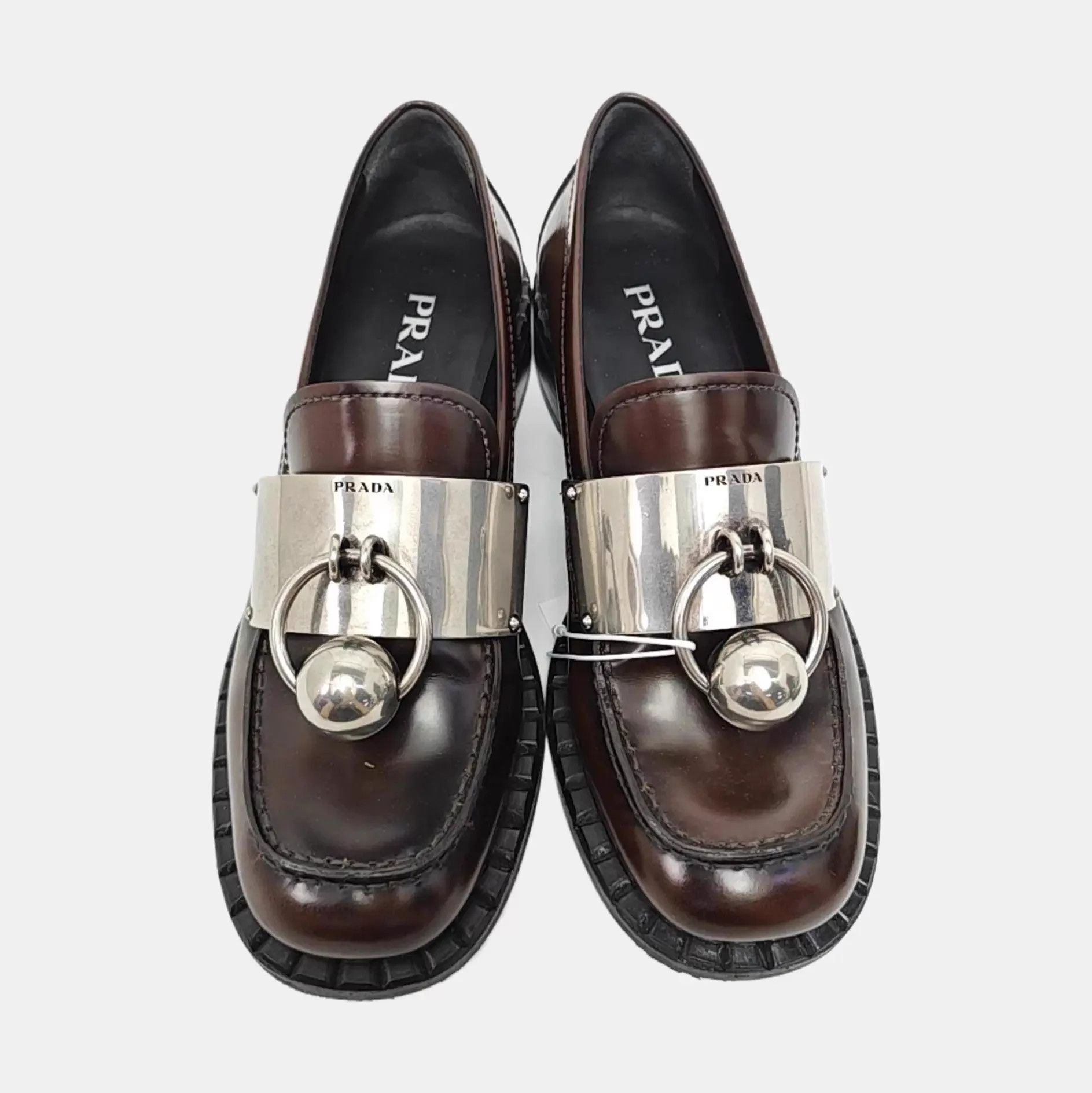 Prada Prada Leather Loafer EU 37 Size US 6.5 / IT 36.5 - 3 Thumbnail