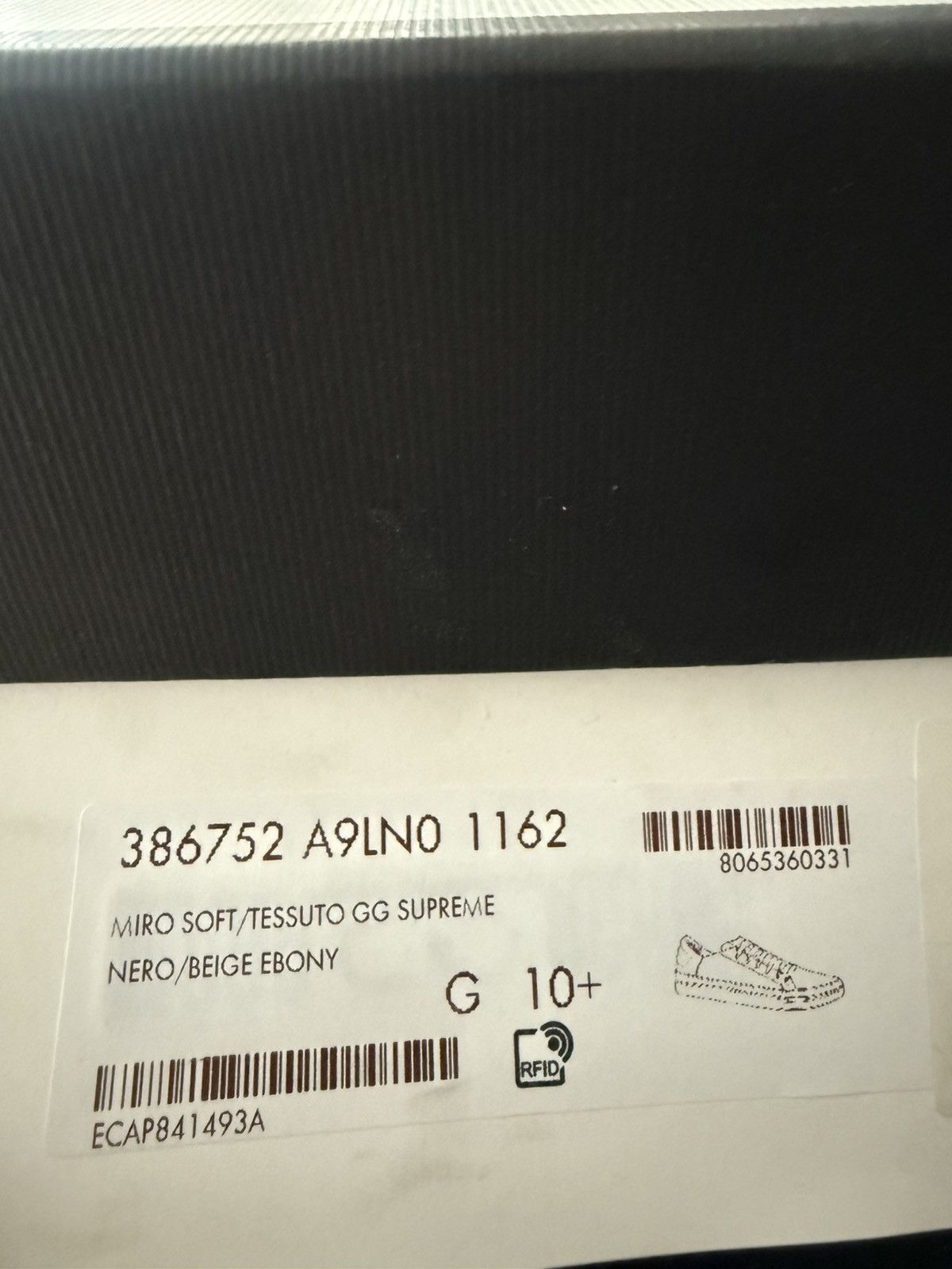 Gucci New Rare Limited Edition Supreme Gucci Logo Leather Sneaker Size US 11 / EU 44 - 17 Thumbnail