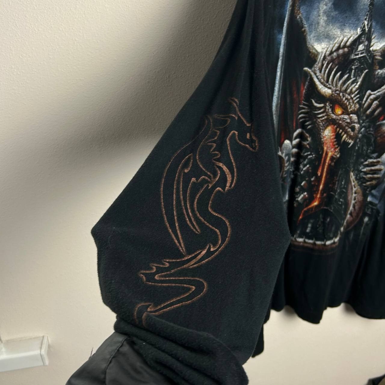 Vintage Vintage Spiral Big Dragon graphic logo 90s japan longsleeve Size US XXL / EU 58 / 5 - 5 Thumbnail