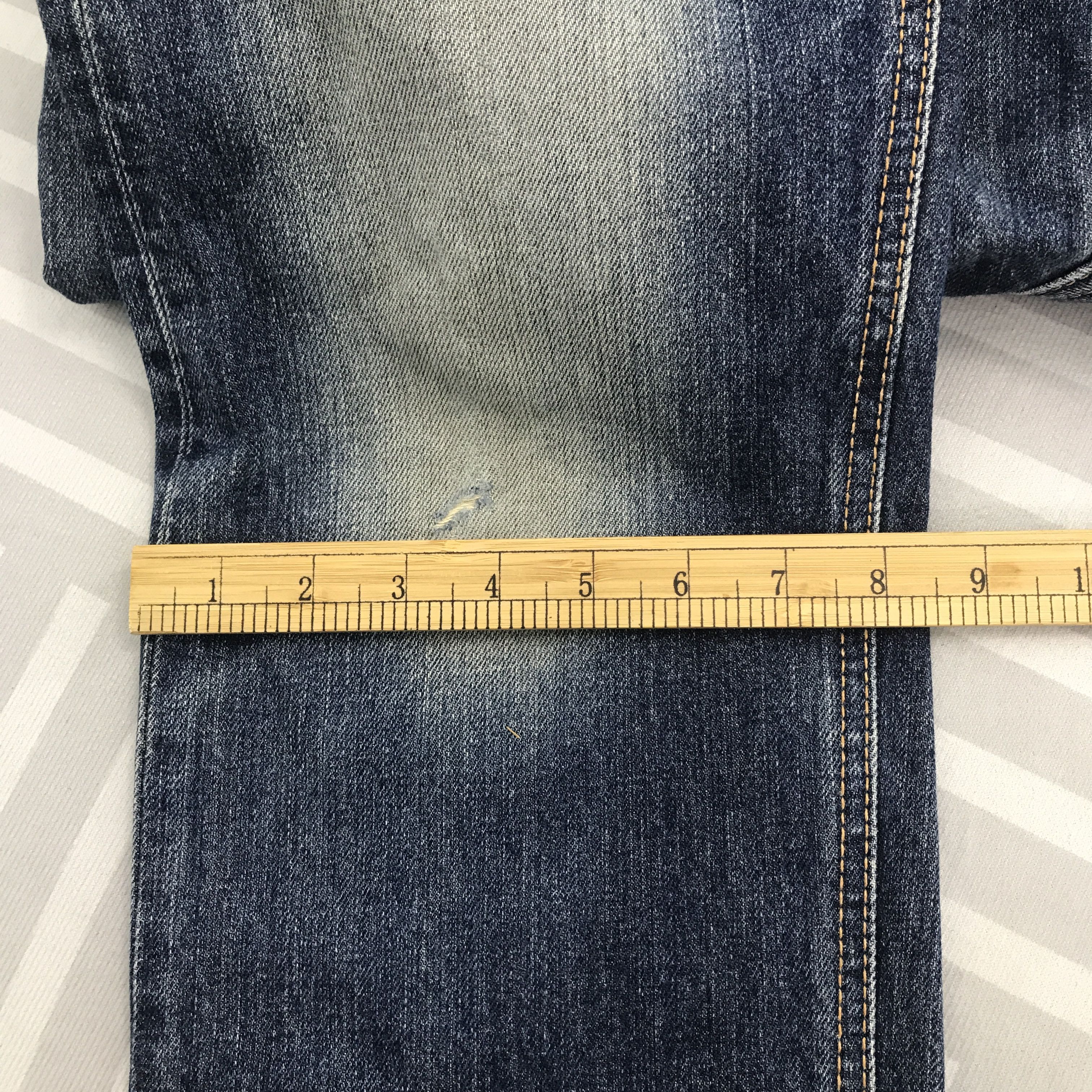 Edwin × Vintage Vintage Japan design Edwin Distressed Denim pants Size US 30 / EU 46 - 10 Thumbnail