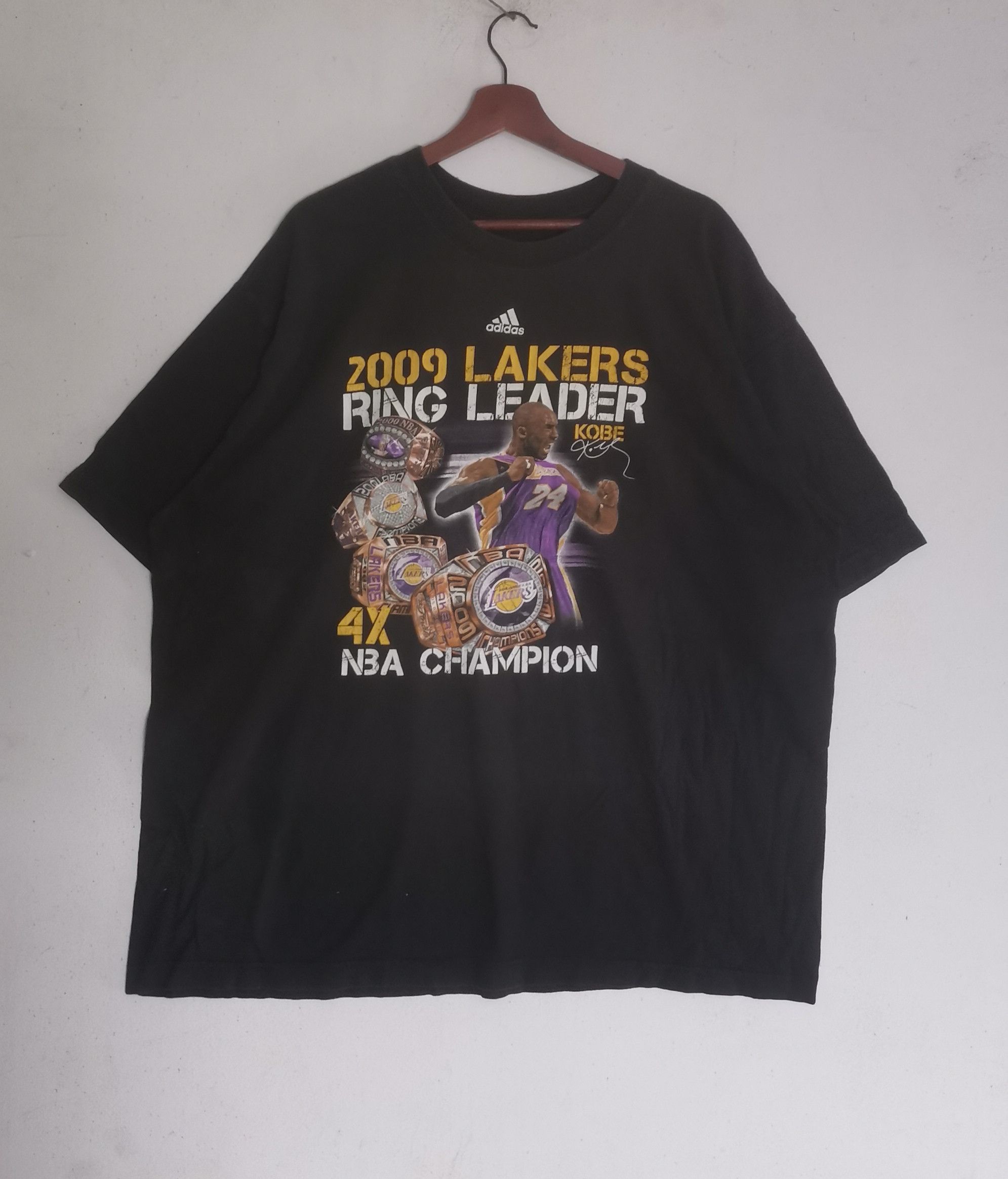 Adidas × Vintage Rare vintage Adidas X Kobe Bryant t-shirt Size US XXL / EU 58 / 5 - 1 Thumbnail