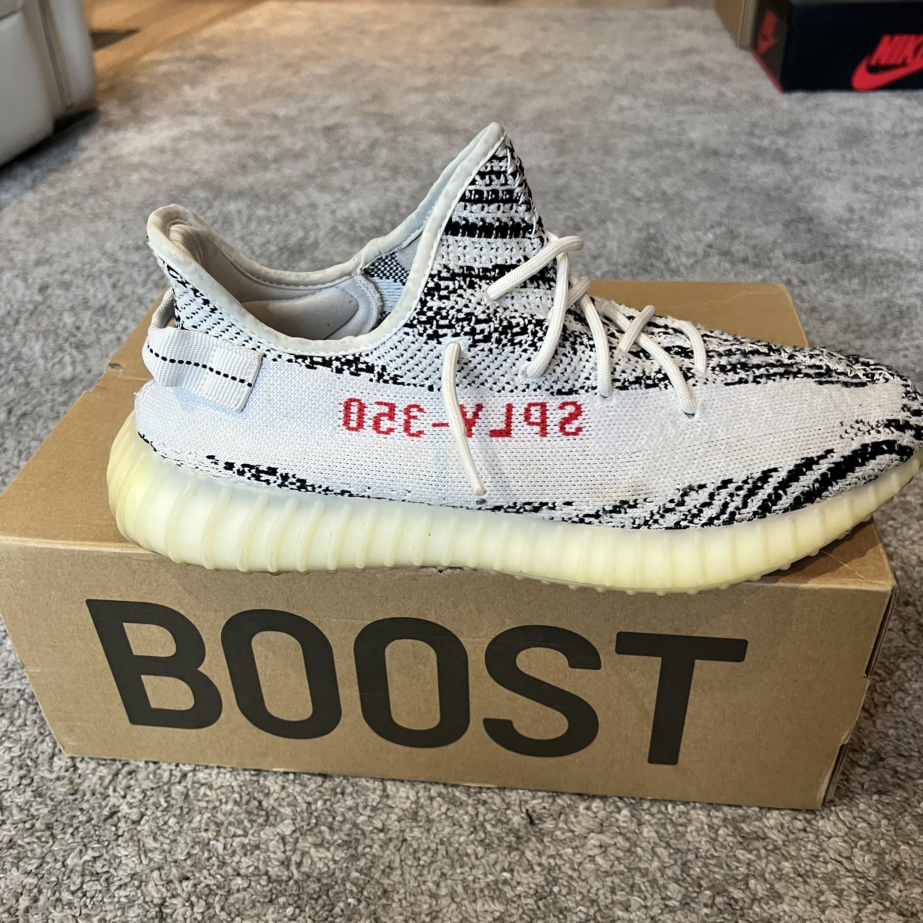 Adidas Yeezy Boost 350 V2 Zebra Size US 14 / EU 47 - 11 Thumbnail