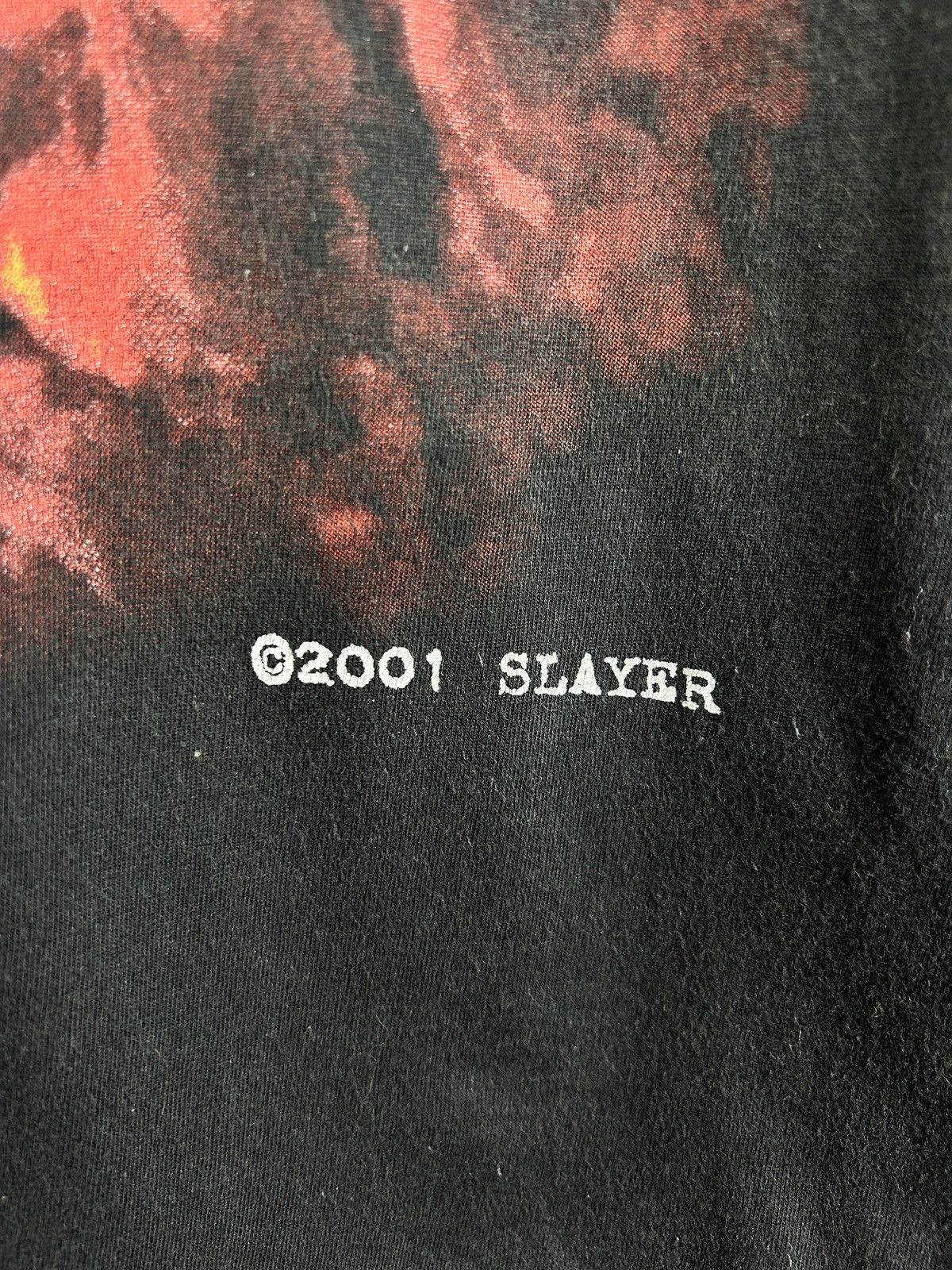 Band Tees Vintage 2001 Slayer Crazy Bootleg T-Shirt Black L Size US L / EU 52-54 / 3 - 3 Thumbnail
