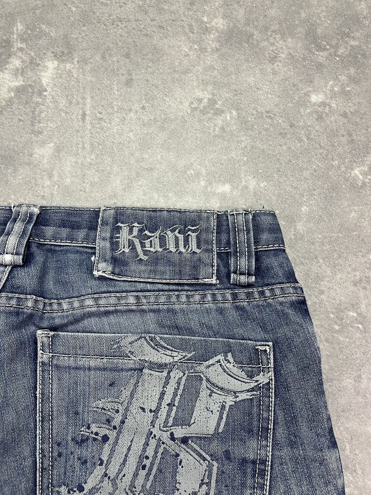 Karl Kani Karl Kani Big Logo Printed Baggy Denim Shorts Jorts 32 Size US 30 / EU 46 - 11 Thumbnail
