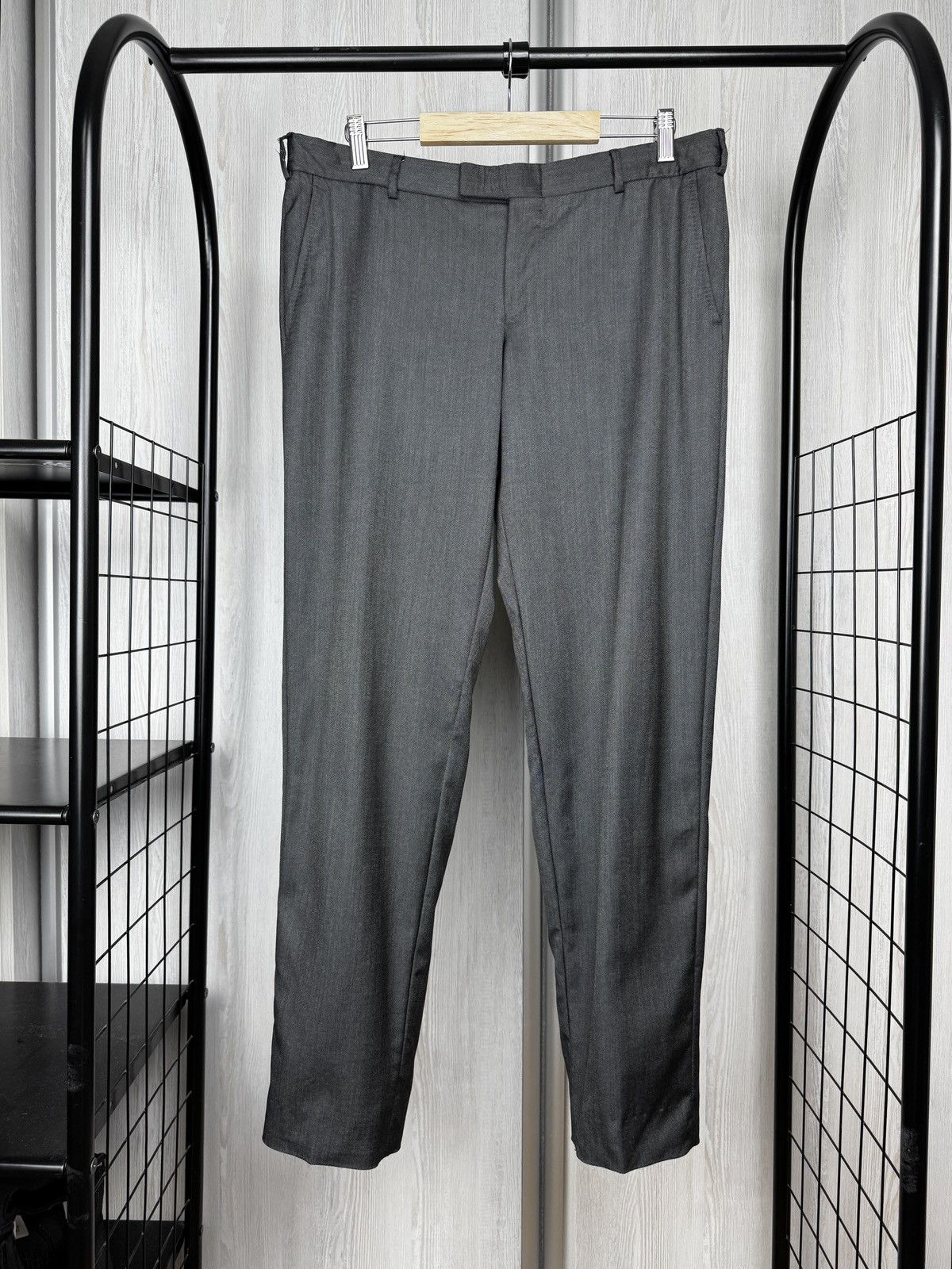 Z Zegna Z Zegna Graphite Grey Wool Silk 2 pcs city suit size 50R Size 40R - 16 Thumbnail