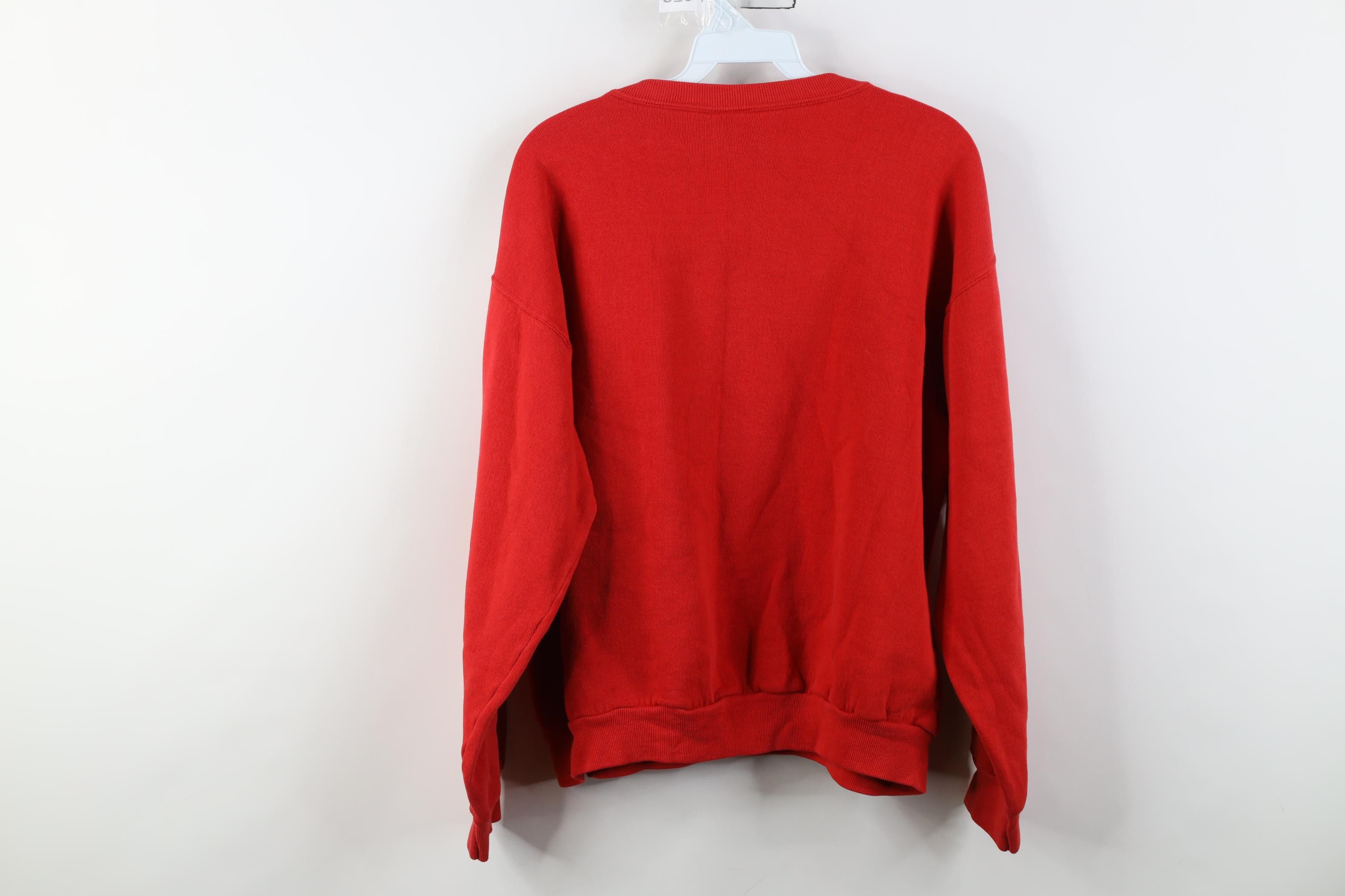 Russell Athletic Vintage 80s Russell Athletic Fit Crewneck Sweatshirt Red USA Size L / US 10 / IT 46 - 10 Thumbnail