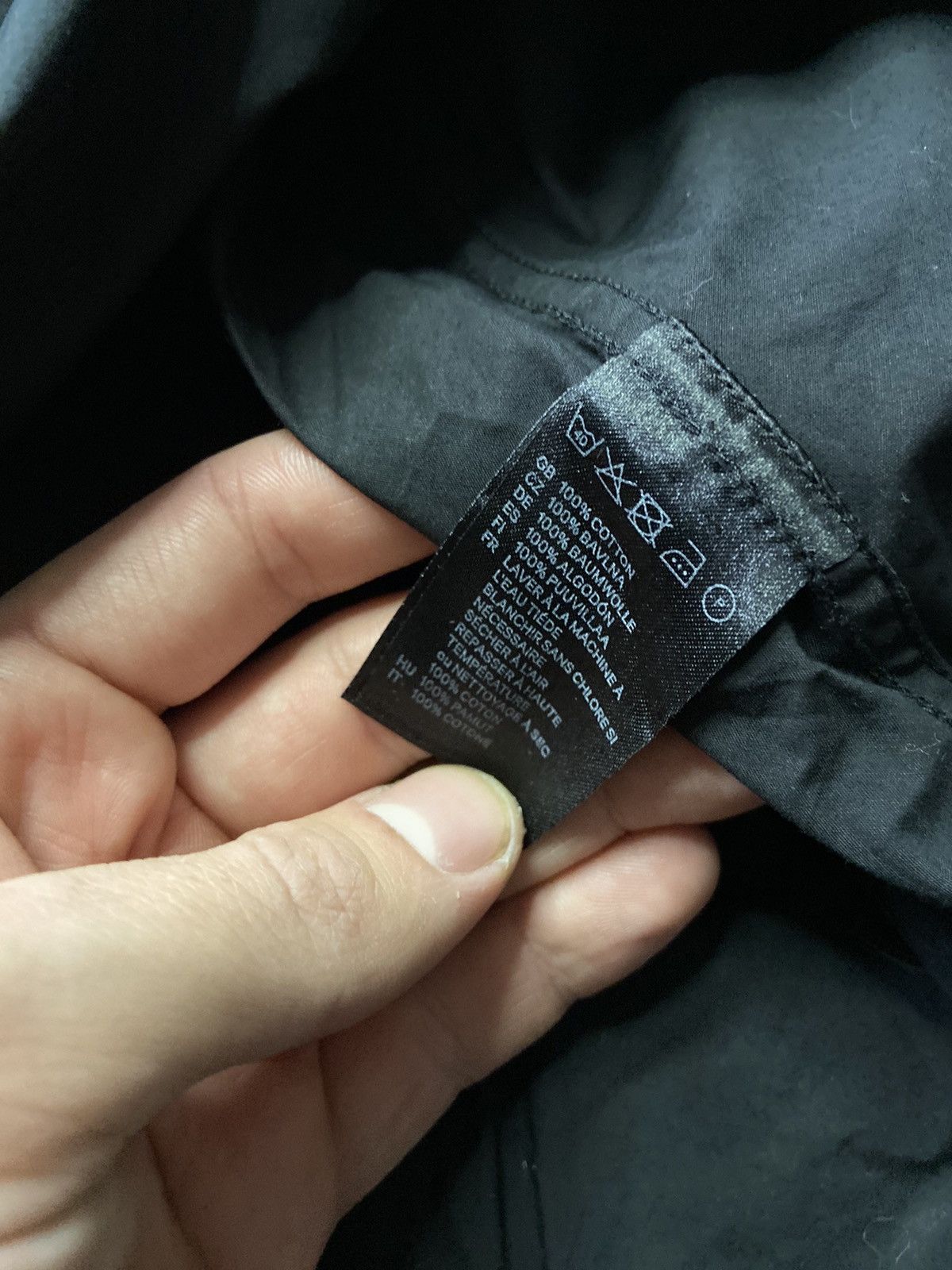 Comme des Garcons COMME DES GARCONS for H&M Black Cotton Button-Up Shirt Size US S / EU 44-46 / 1 - 5 Thumbnail
