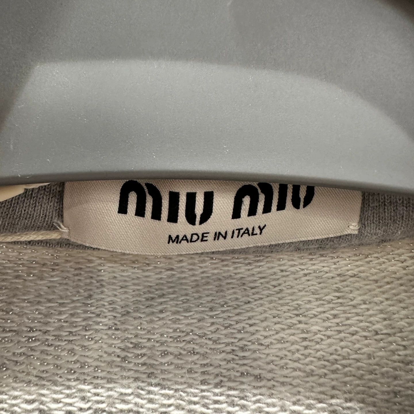 Miu Miu Miu Miu women's 24SS LS Logo Polo Sweatshirt XS Cotton Size XS / US 0-2 / IT 36-38 - 3 Thumbnail