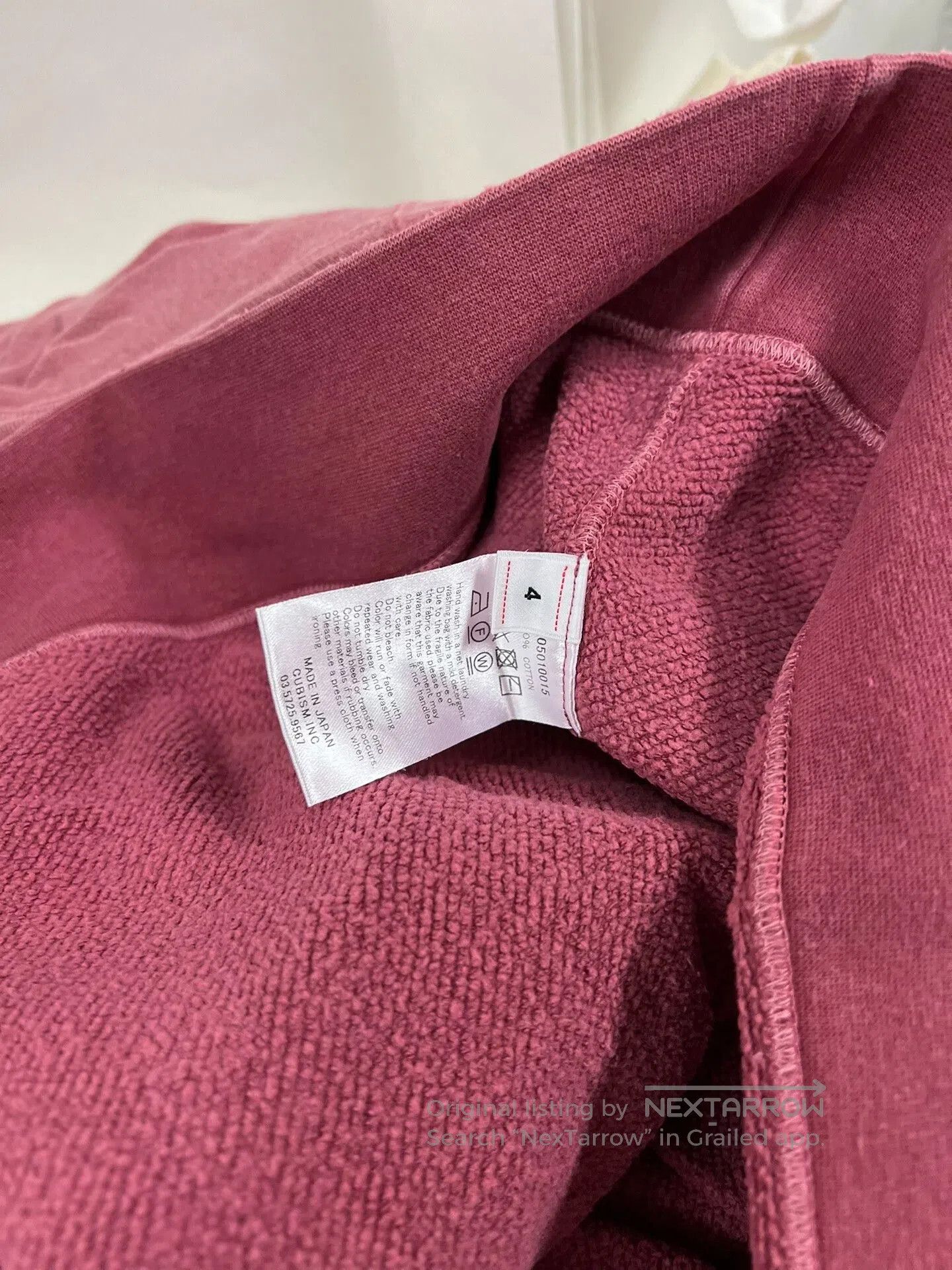Visvim VISVIM Amplus Sweat 3/4 Crash Red. Size US XL / EU 56 / 4 - 6 Thumbnail