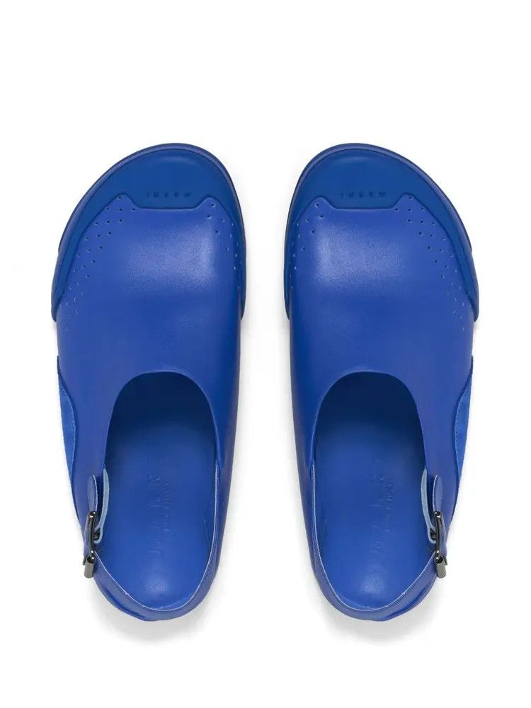 Marni o1w1db10125 Fussbett Sabot Sandals in Blue Size US 7 / EU 40 - 4 Thumbnail