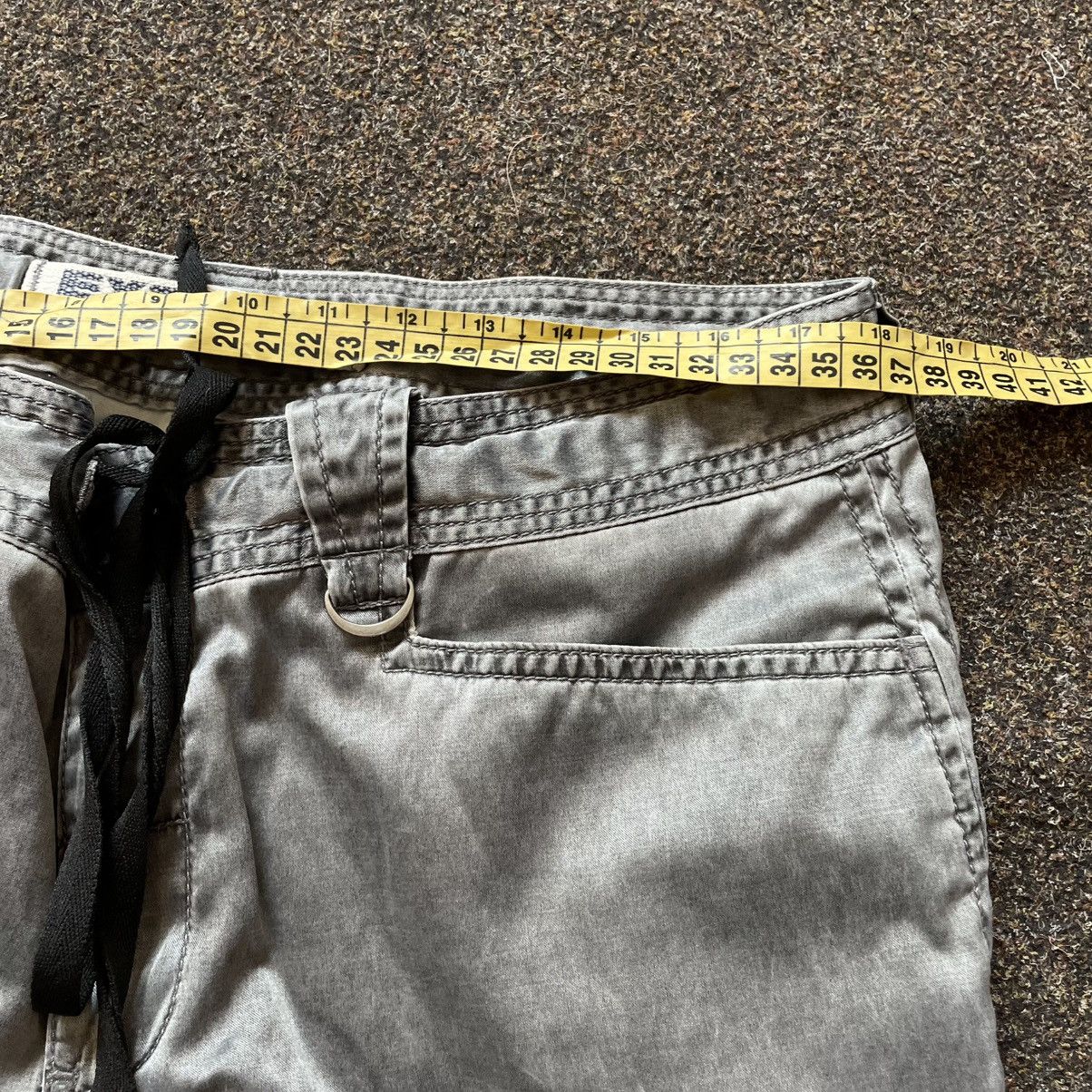 Vintage Vintage Y2K Baggy Cargo Pants Distressed Streetwear Logo 33 Size 33" - 6 Thumbnail