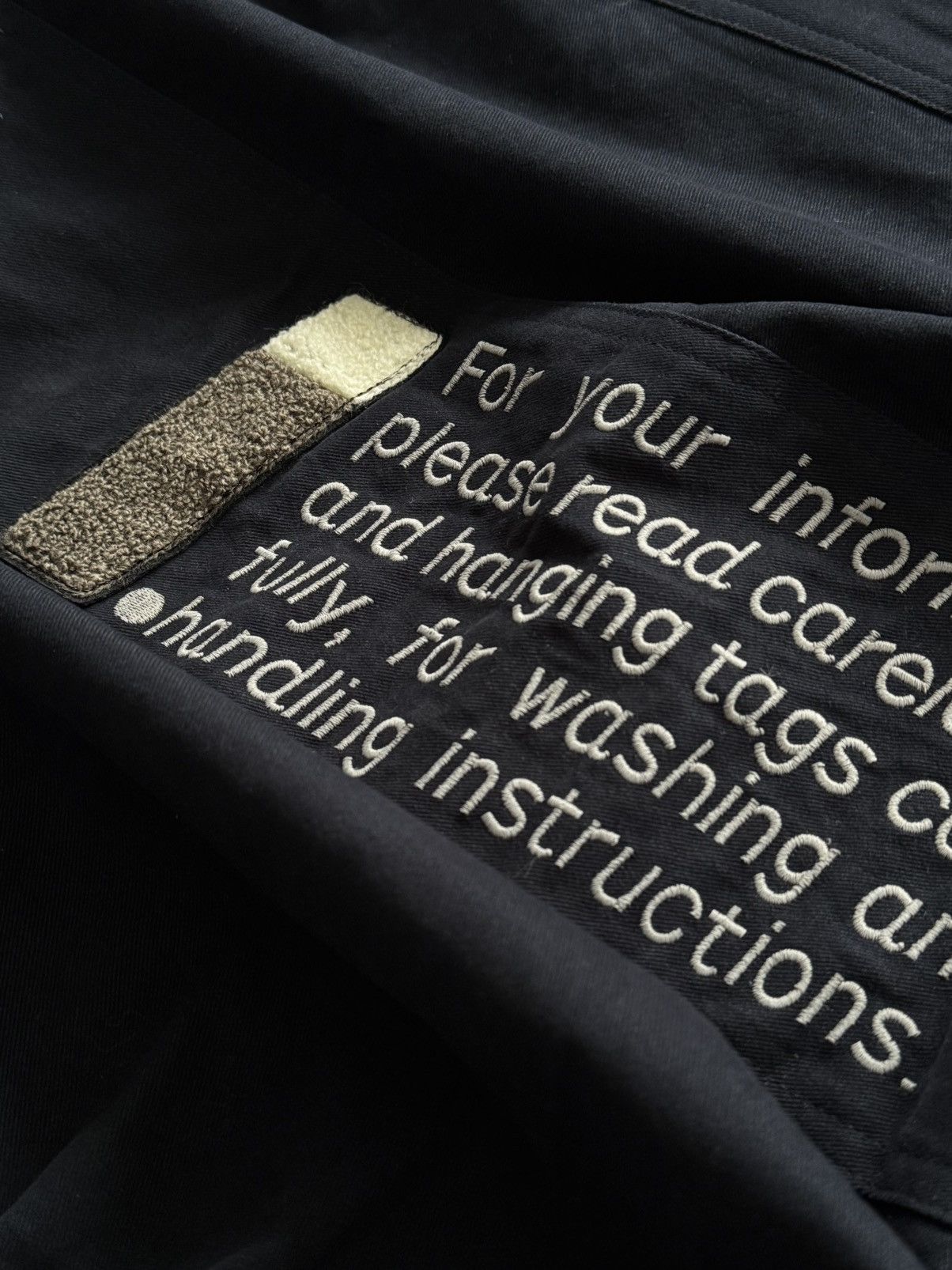 Issey Miyake 1980s Vintage Issey Miyake Sport 'Care Label' Bomber Jacket Size US M / EU 48-50 / 2 - 5 Thumbnail