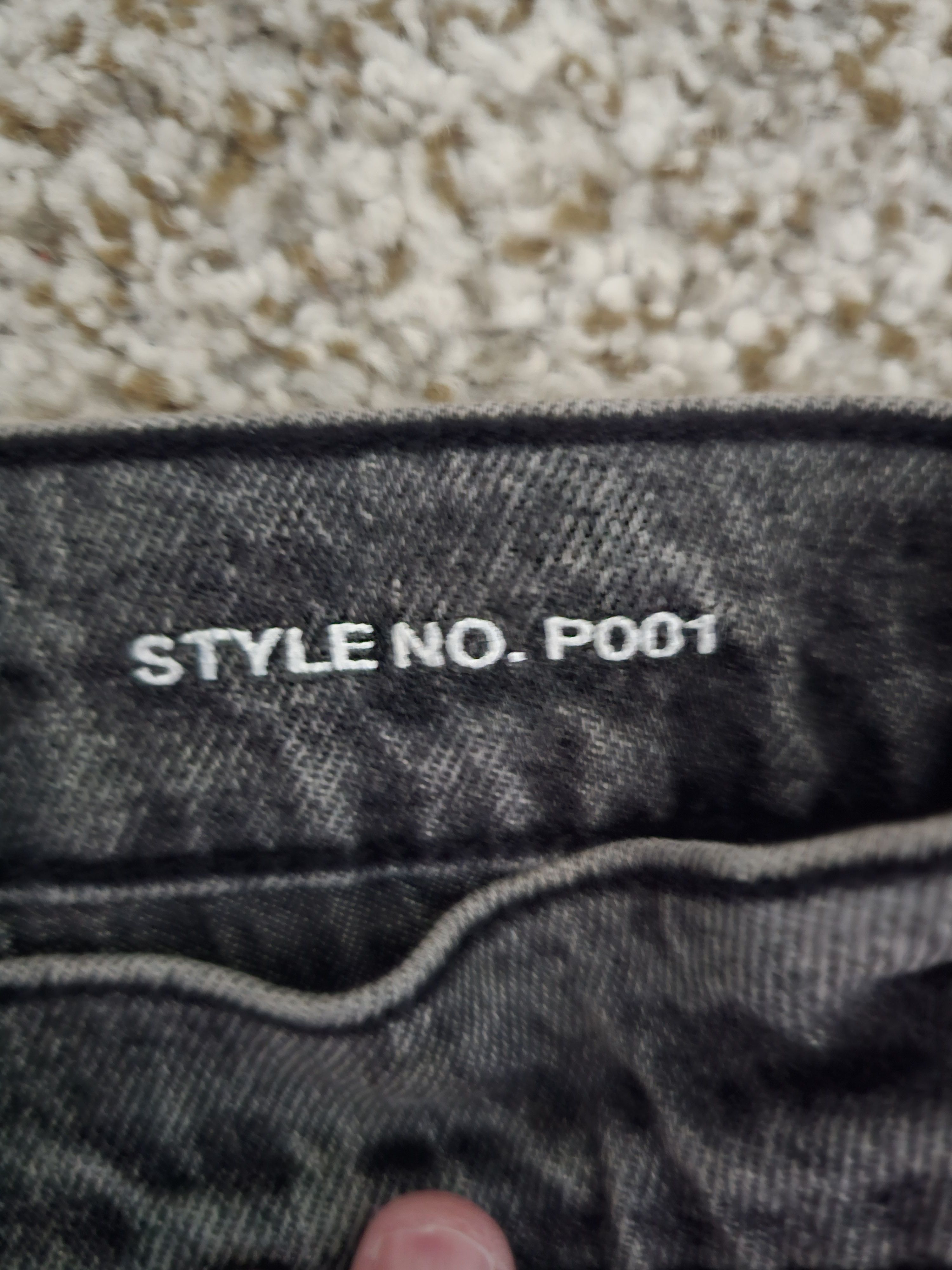 Purple Purple Brand Black Monogram Jeans Size US 33 - 8 Thumbnail