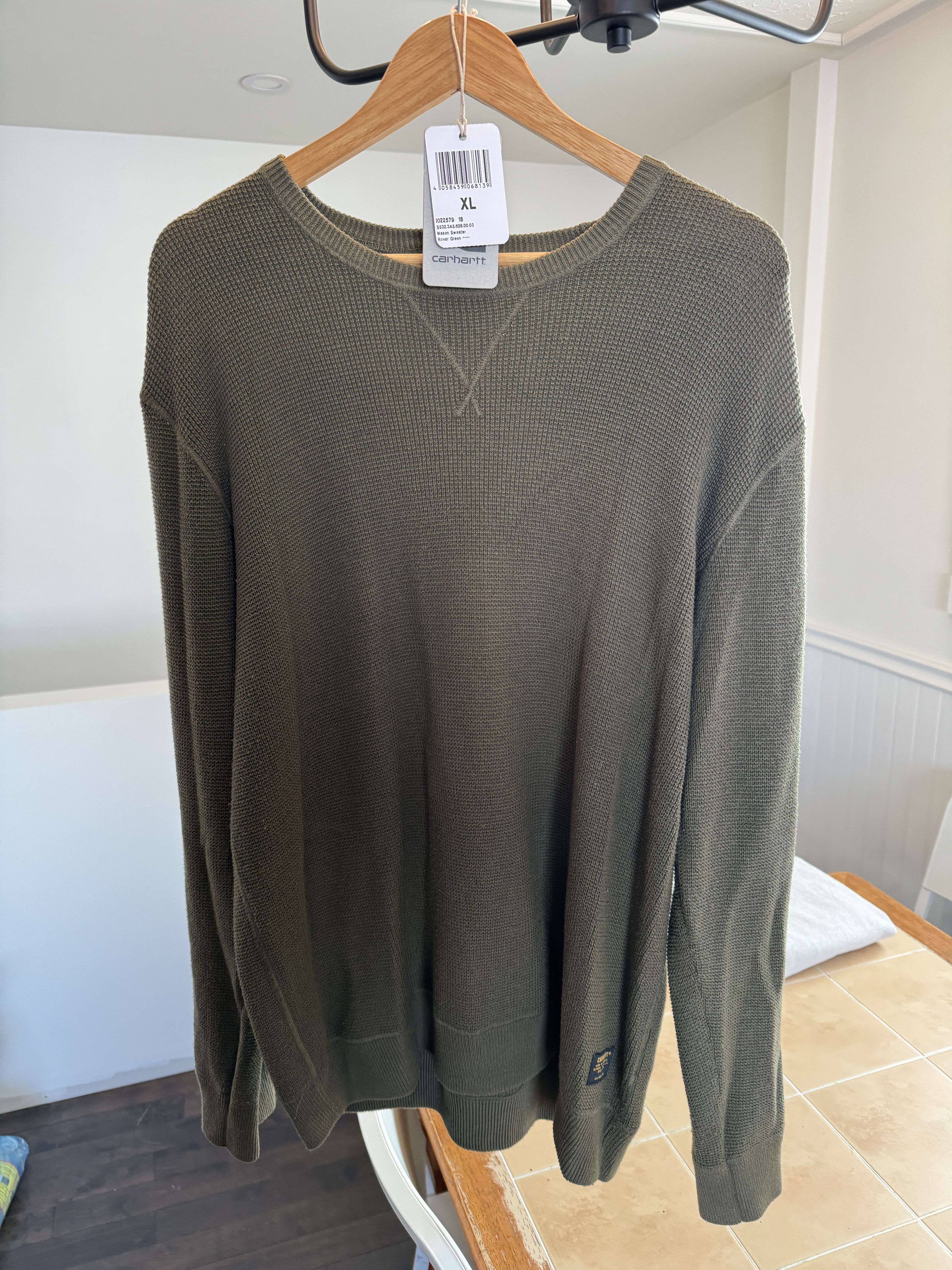 image of Carhartt Wip Mason Knit Sweater "rover Green", Men's (Size XL)