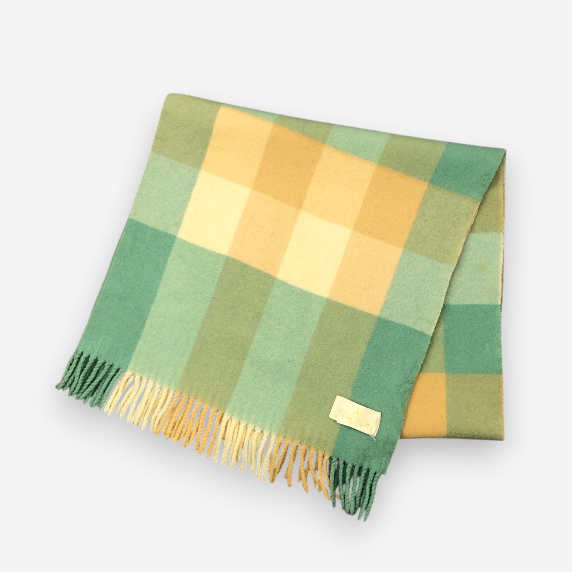 Courreges Vintage Courreges Scarf Muffler Wool Plaid Scarves Size ONE SIZE - 3 Thumbnail