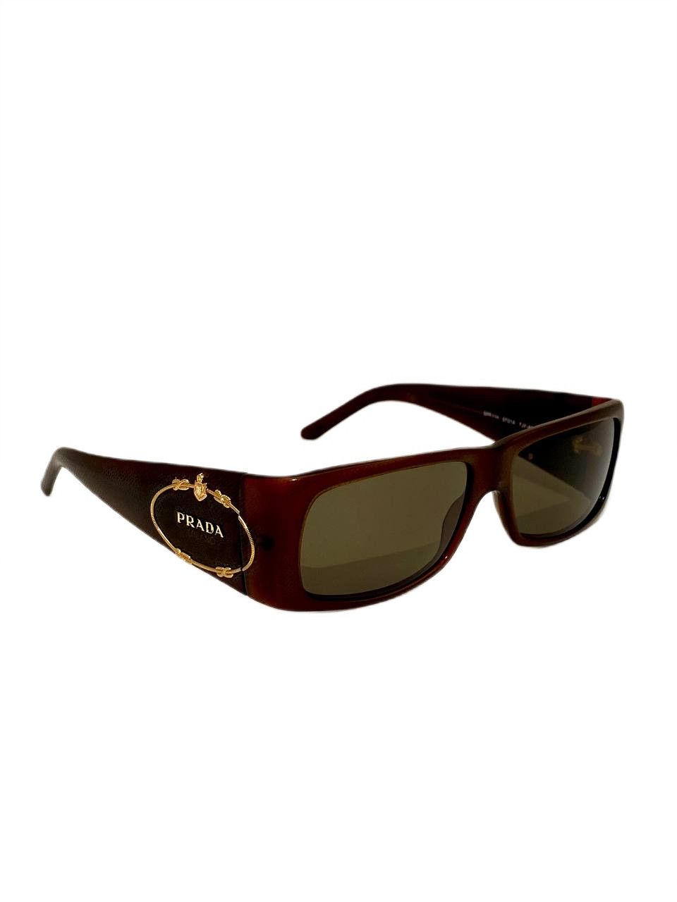 Prada PRADA Milano Logo Saffiano Retro Shield Sunglasses Vintage Size ONE SIZE - 1 Thumbnail