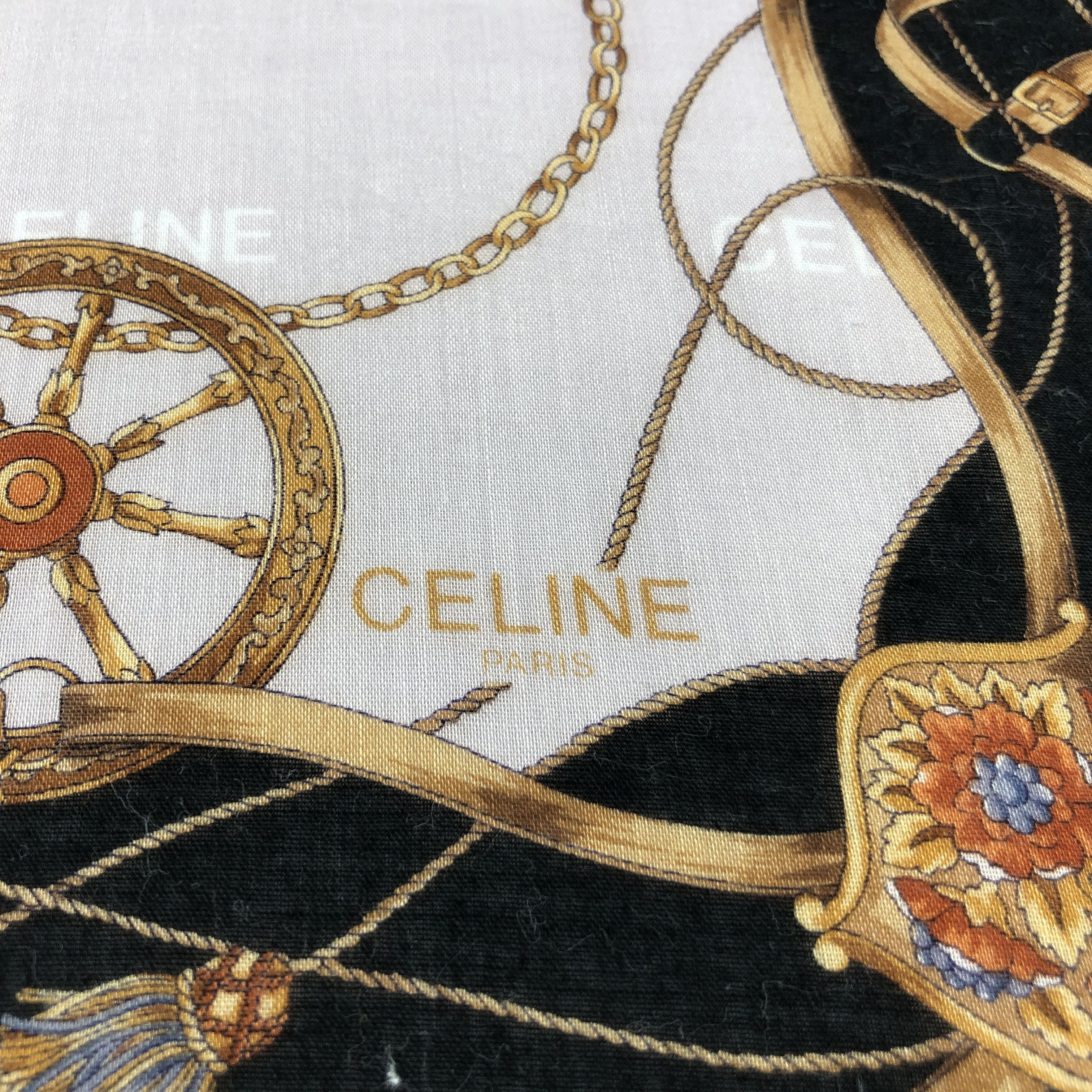 Celine Celine Handkerchief Neckerchief Bandana H3081 Size ONE SIZE - 3 Thumbnail