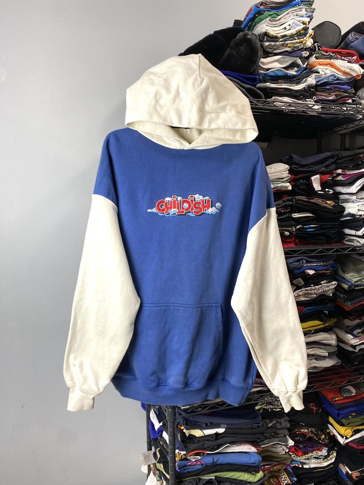 CHILDS Vintage Childish Theme Park Big Logo Blue Hoodie Size US M / EU 48-50 / 2 - 2 Thumbnail