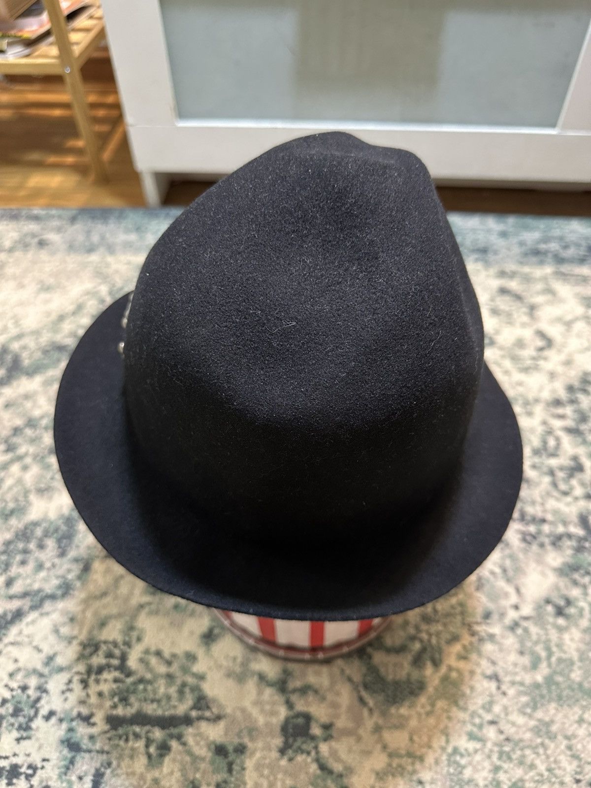 KMRii × PPFM PPFM Vintage Studded Rhinestone Fedora Hats Size ONE SIZE - 12 Thumbnail