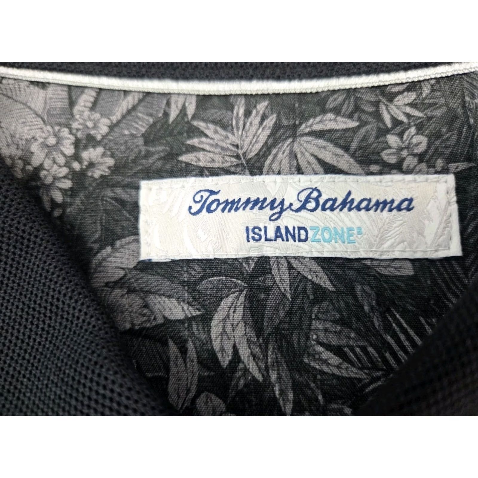 Tommy Bahama Tommy Bahama Island Zone Mens Short Sleeve Black Polo Shirt 3XL #8795 Size US XXL / EU 58 / 5 - 4 Thumbnail