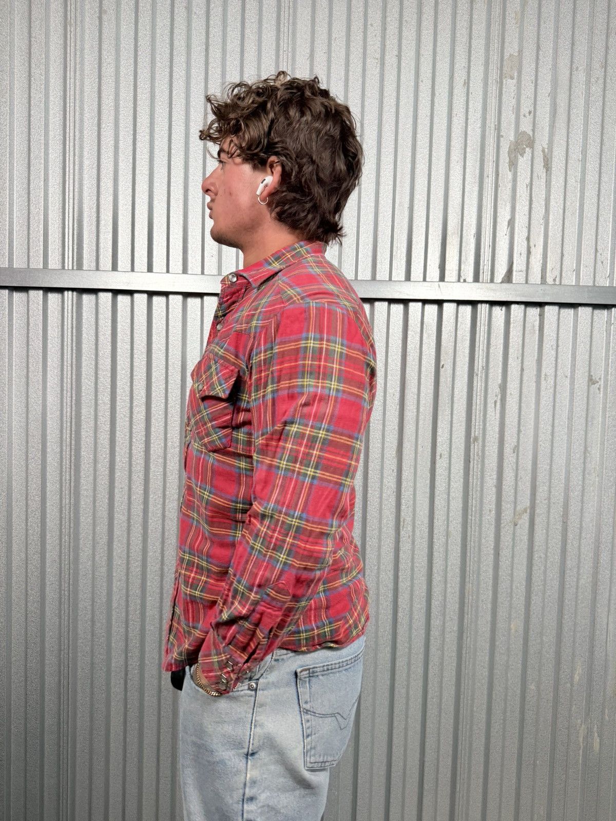 Other Vintage Red Plaid Pearl Snap Western Button Up Shirt Size US M / EU 48-50 / 2 - 3 Thumbnail