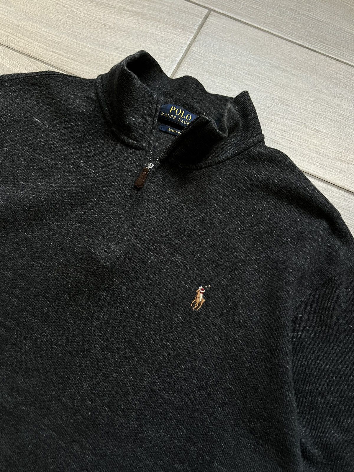 Polo Ralph Lauren Vintage Polo Ralph Lauren 1/4 Zip Old Money Style Sweater Size US L / EU 52-54 / 3 - 7 Thumbnail