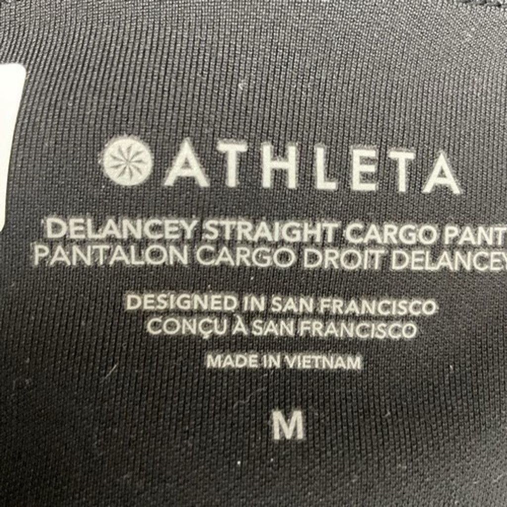 Athleta Athleta Black Delancey Straight Cargo Pants Pristine Women M Size 30" / US 8 / IT 44 - 2 Thumbnail