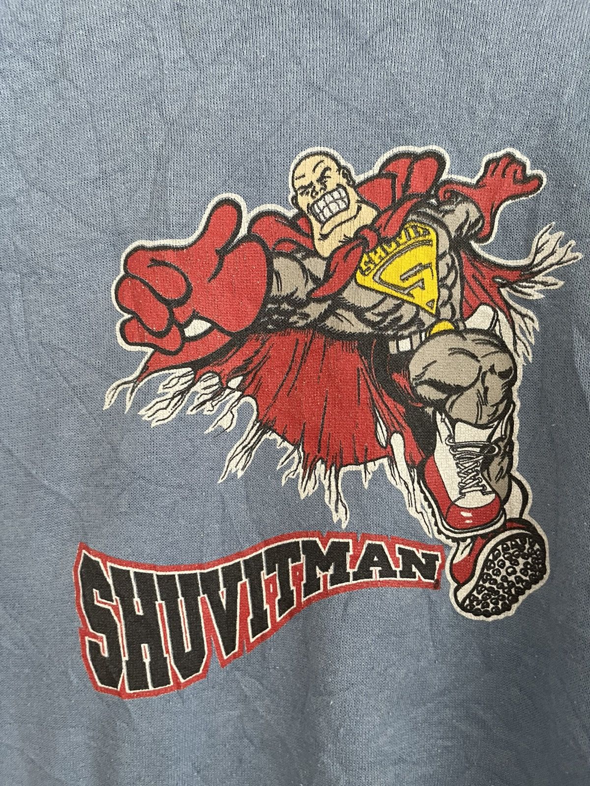 Other Shuvitman Superman Parody Sweatshirt Size US L / EU 52-54 / 3 - 3 Thumbnail